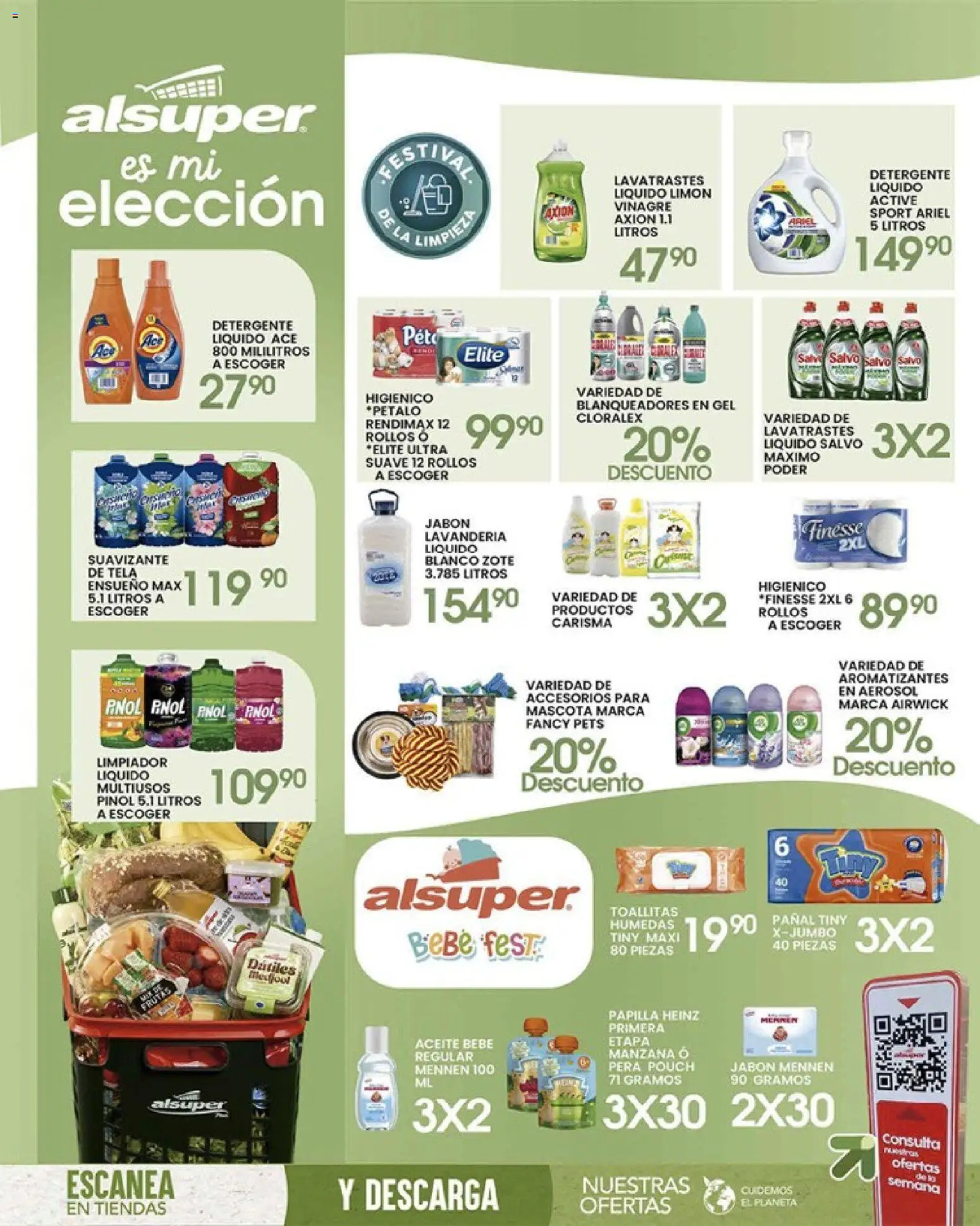 Nuevas ofertas de Alsuper válidas en toda la República Mexicana desde el 21.04.2026. ¡Encuentra las mejores ofertas en Alsuper folleto Chihuahua-Ciudad! | Página: 8 | Productos: Manzana, Aceite, Lavavajillas, Jabón