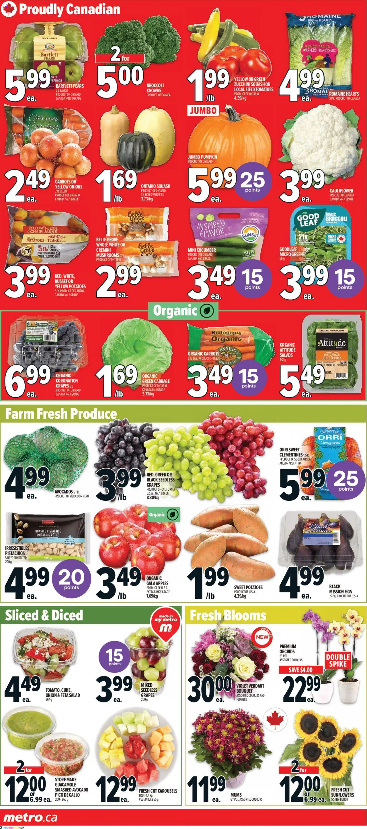 Metro flyer valid from 11.09.2025 | Page: 6 | Products: Cucumbers, Potatoes, Pumpkin, Tomatoes