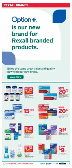 Preview of Rexall weekly flyer / circulaire from shop Rexall valid from 23.01.2026 | Page: 9 | Products: Soap, Mouthwash, Bath, Underwear