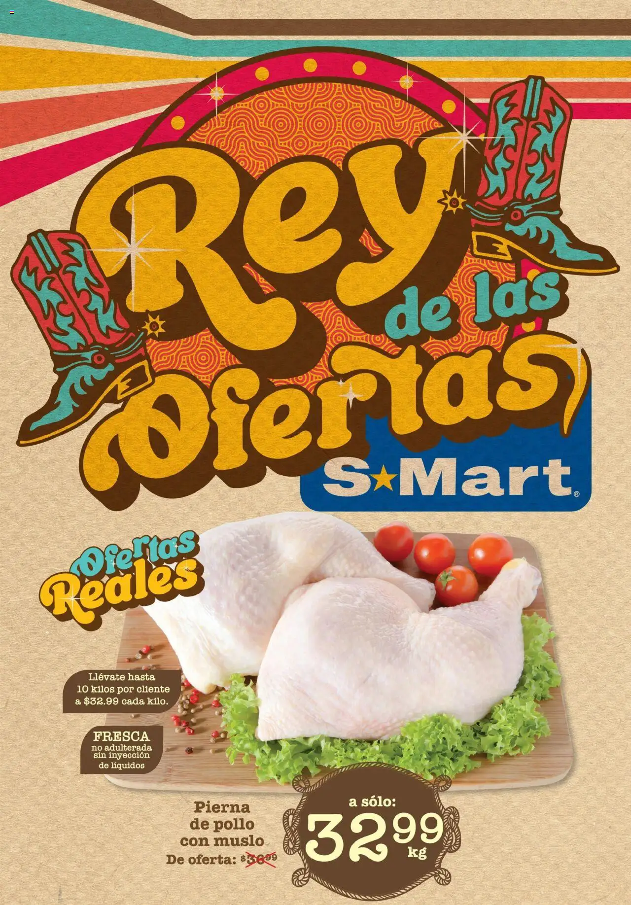 Nuevas ofertas de S-Mart válidas en toda la República Mexicana desde el 18.07.2025. ¡Encuentra las mejores ofertas en S-Mart - Folleto de Feria - Matamoros! | Página: 1 | Productos: Pollo
