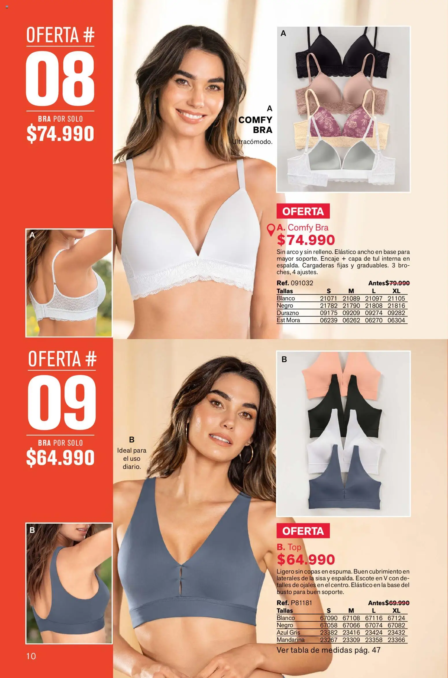 Leonisa revista - valida desde el 02.01.2026 | Página: 10 | Productos: Top, Mora, Durazno
