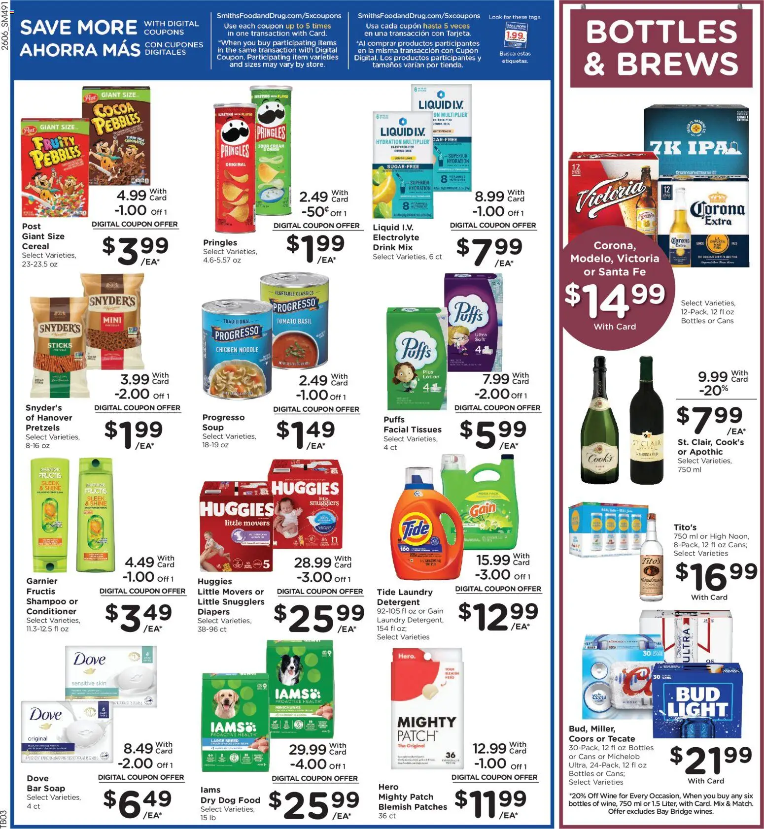 Smith's Weekly Ad - NM - valid from 11.03.2026 | Page: 6 | Products: Dog Food, Conditioner, Wine, Bar Soap