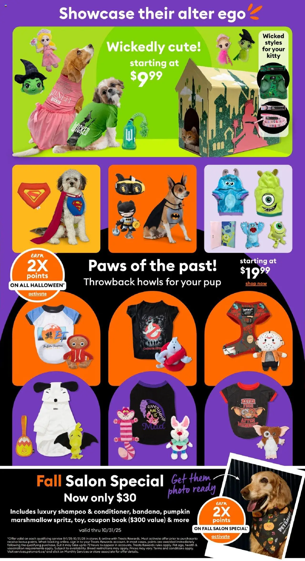 Petsmart flyer valid from 08.09.2025 | Page: 3 | Products: Shampoo, Pumpkin
