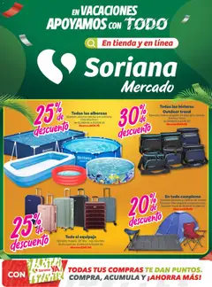 Vista previa de Soriana En vacaciones apoyamos con todo - Mercado, nuevo folleto de la tienda, válido en México a partir del 07.04.2026