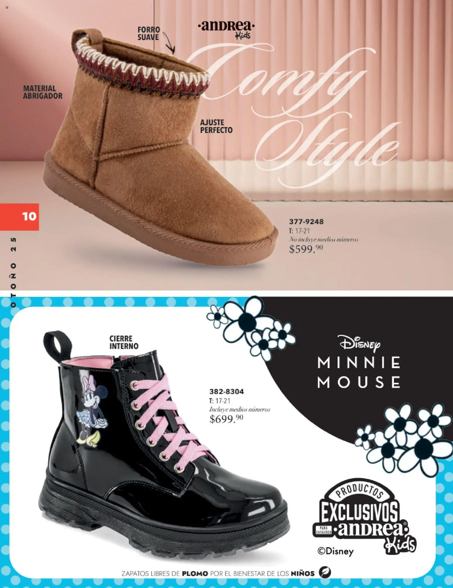 Nuevas ofertas de Andrea válidas en toda la República Mexicana desde el 26.11.2025. ¡Encuentra las mejores ofertas en Andrea catálogo Infantil Kids! | Página: 9 | Productos: Zapatos, Mouse