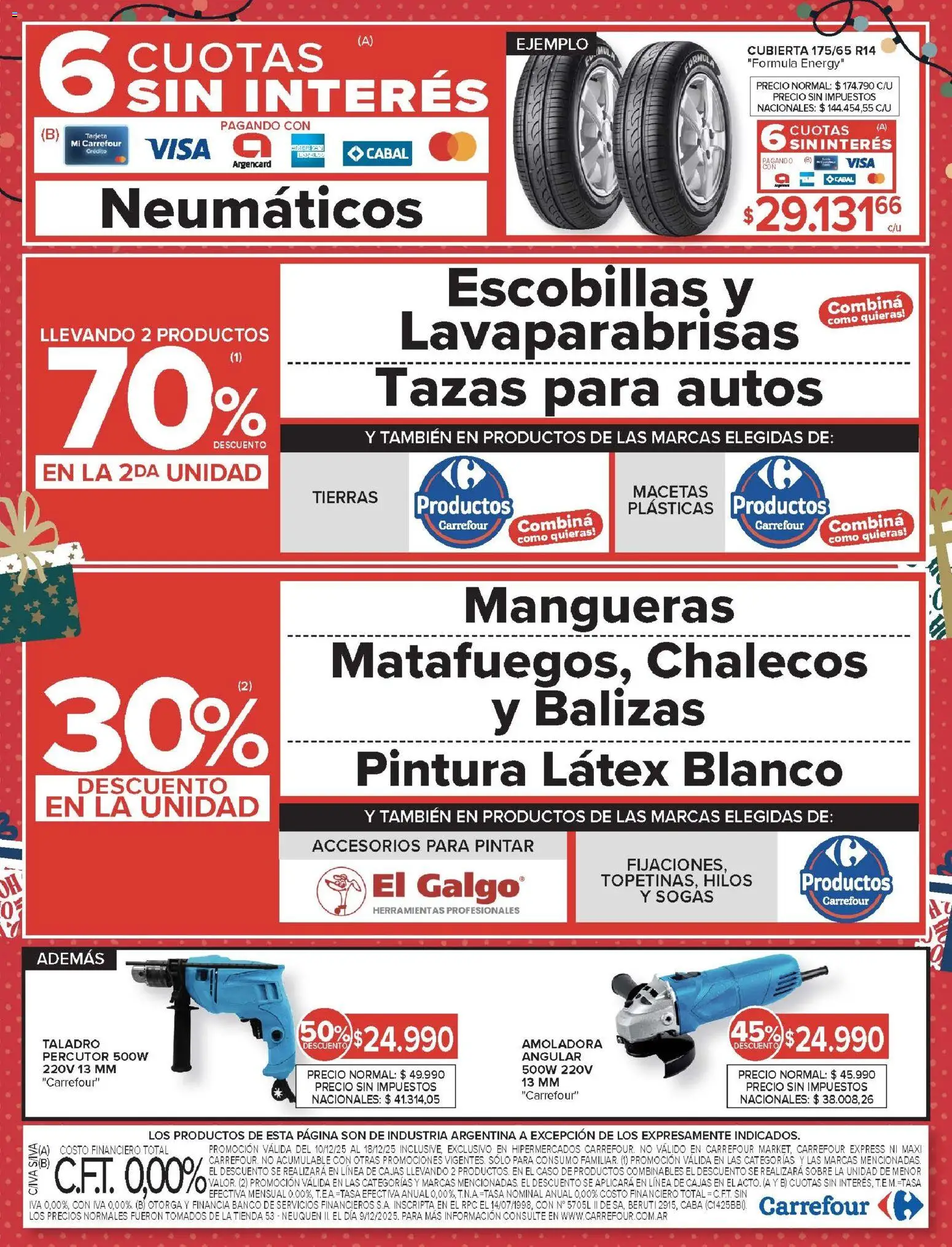Carrefour ofertas │ válido desde el 10.12.2025 | Página: 21 | Productos: Caso, Amoladora, Sobre, Taladro