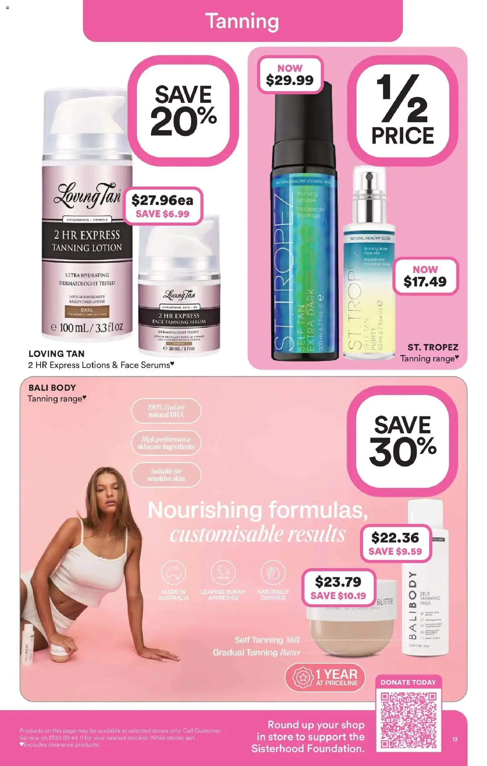 Priceline Pharmacy catalogue - valid from 05.03.2026 | Page: 13 | Products: Milk, Butter, Lotion, Sensitive skin