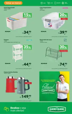 Lojas Quero-Quero - Ofertas atuais - Pré-Visualização do folheto da loja Lojas Quero-Quero, válido de 14.10.2025 | Página: 21 | Produtos: Organizador, Caixa, Caneca, Copos