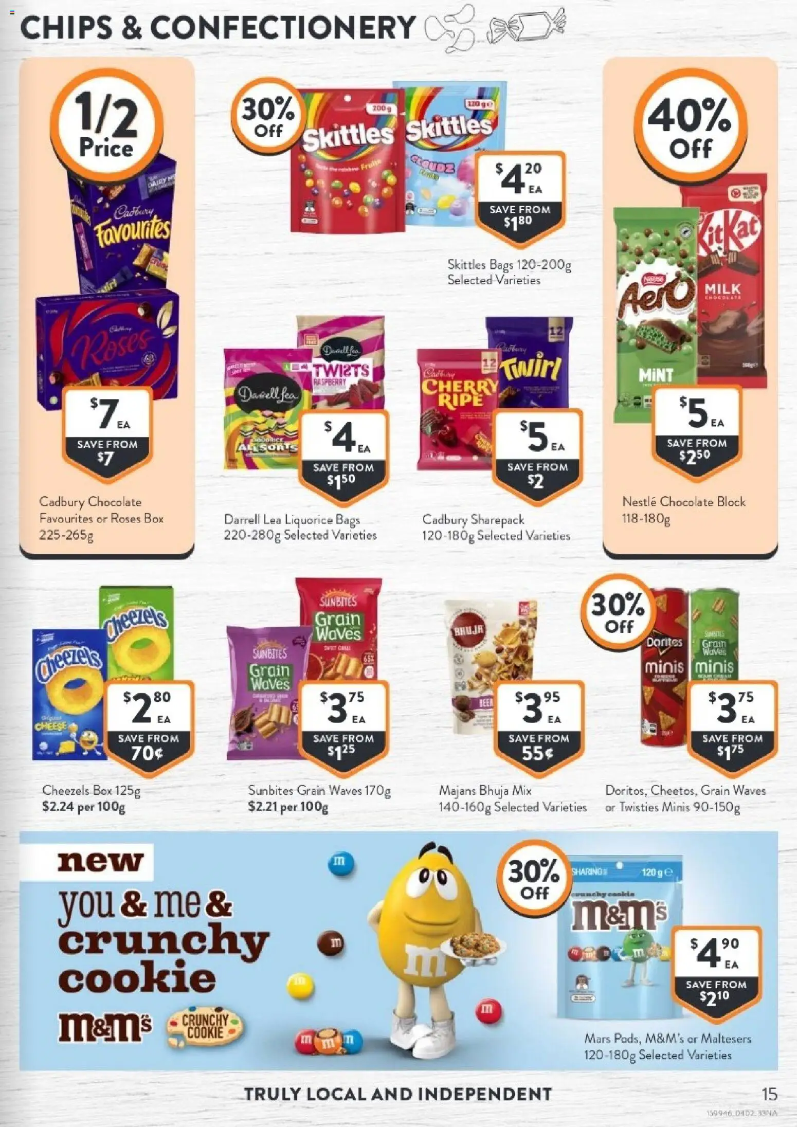 Foodworks catalogue - valid from 04.02.2026 | Page: 15 | Products: Milk, Cheese, Chocolate, Raspberry