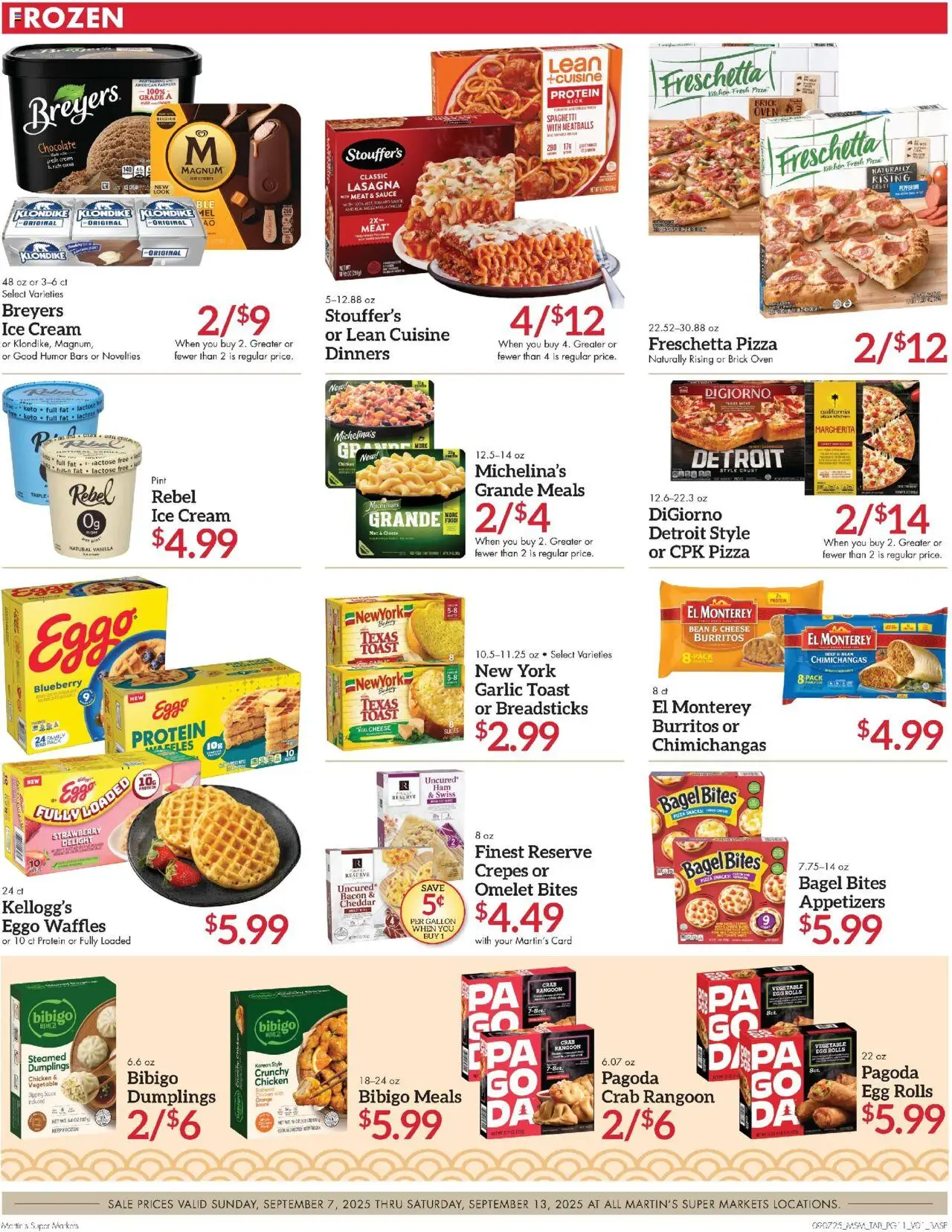 Martin’s Ad - valid from 07.09.2025 | Page: 11 | Products: Cheese, Cream, Garlic, Oven