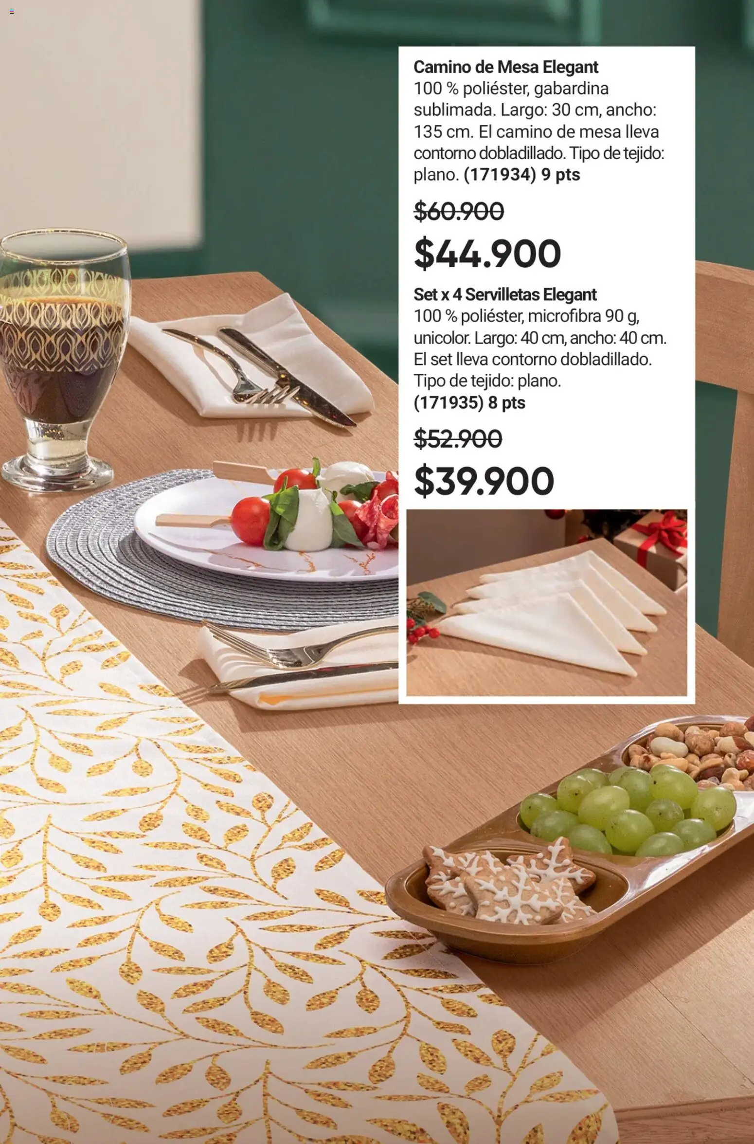 Avon revista - valida desde el 17.11.2025 | Página: 29 | Productos: Servilletas, Mesa, Contorno