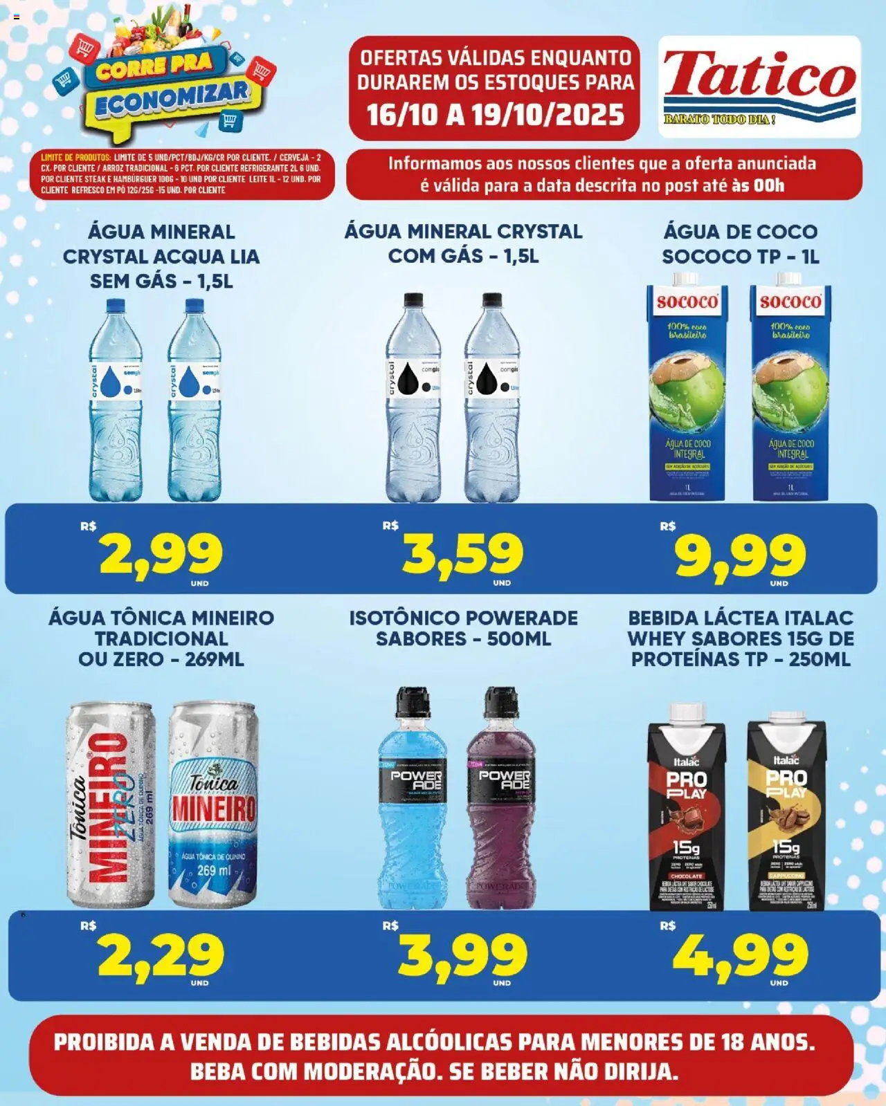 Tatico Folheto - válido de 18.10.2025 | Página: 40 | Produtos: Pneu, Refresco, Leite, Arroz