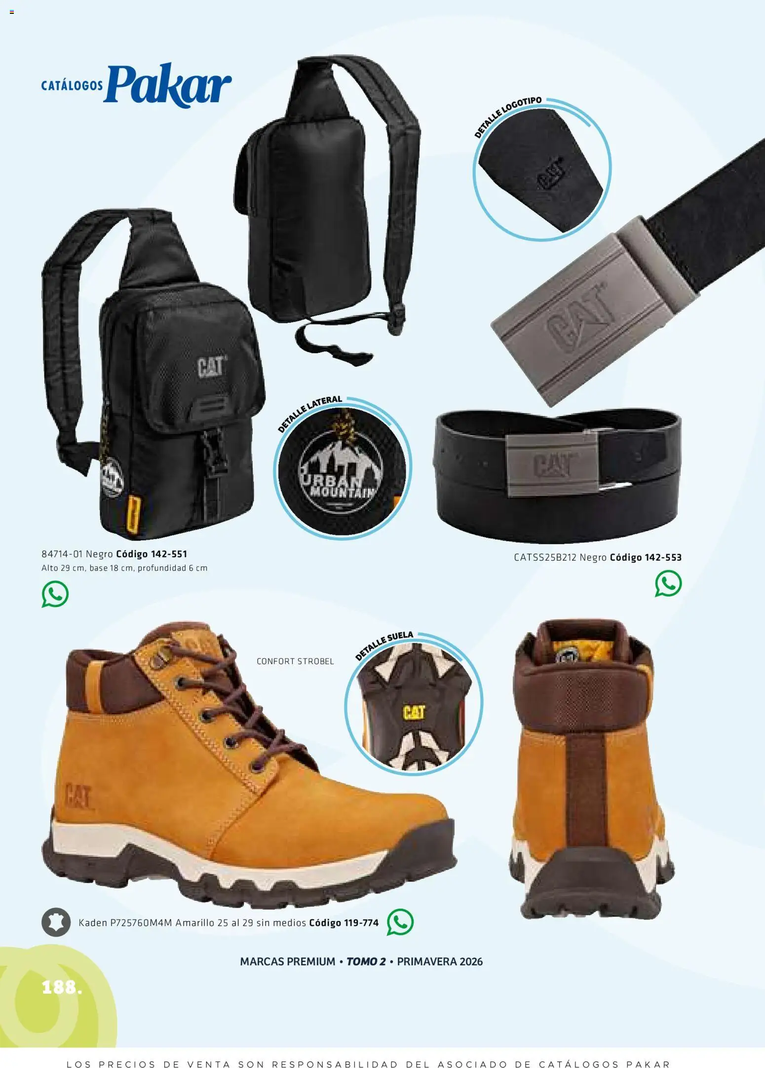 Nuevas ofertas de SC Pakar válidas en toda la República Mexicana desde el 27.02.2026. ¡Encuentra las mejores ofertas en SC Pakar catálogo Premium Men Tomo 2! | Página: 188