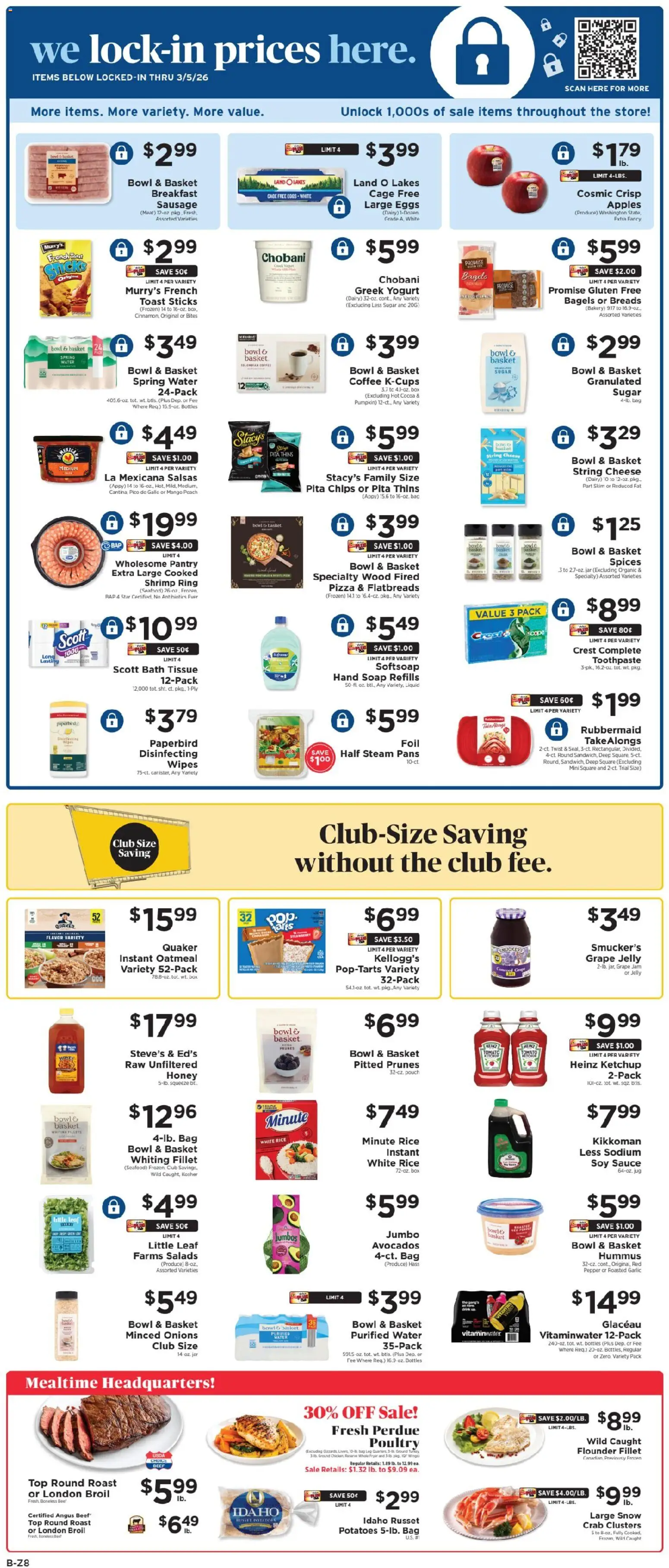ShopRite Weekly Ad - valid from 27.02.2026 | Page: 15 | Products: Bakery, Bath, Cheese, Pizza
