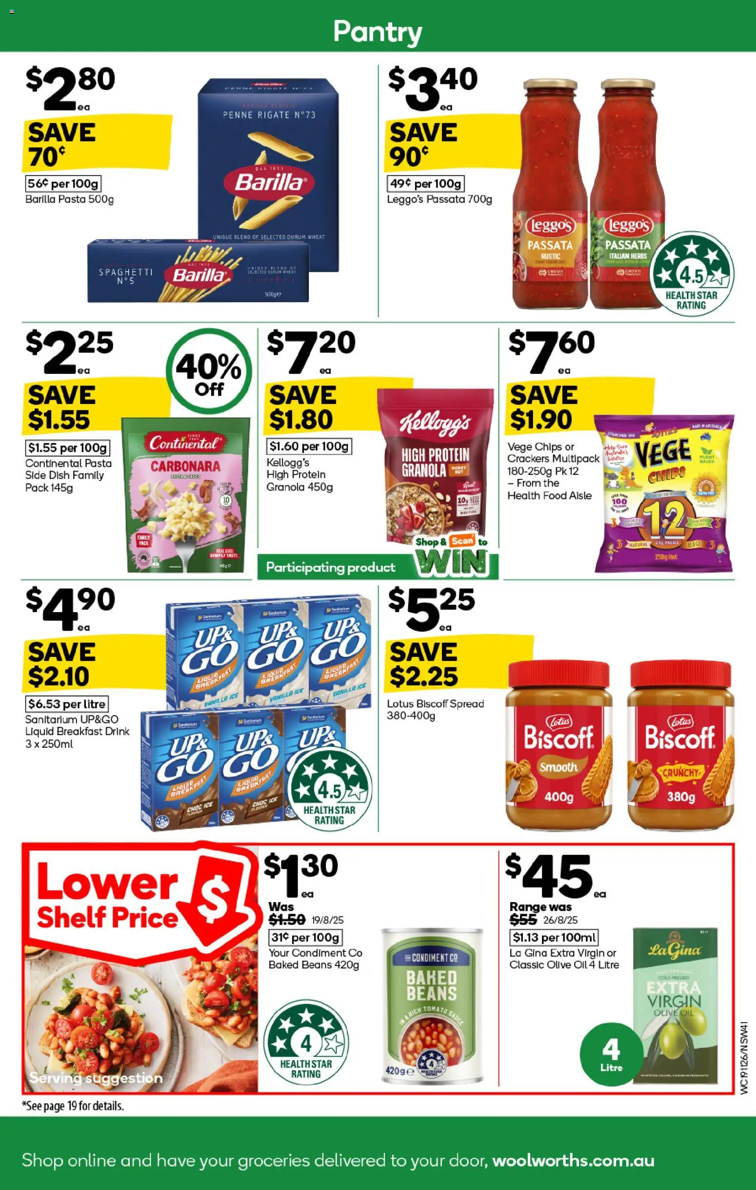 Woolworths catalogue - valid from 19.11.2025 | Page: 41 | Products: Plant, Oil, Granola, Olive oil