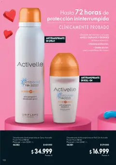 Oriflame - Catálogo 02 -  Vista previa de la revista de la tienda Oriflame valido desde el 24.01.2026 | Página: 122 | Productos: Desodorante, Antitranspirante, Ropa
