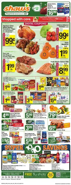 Preview of Shaw's weekly ads valid from 23.01.2026