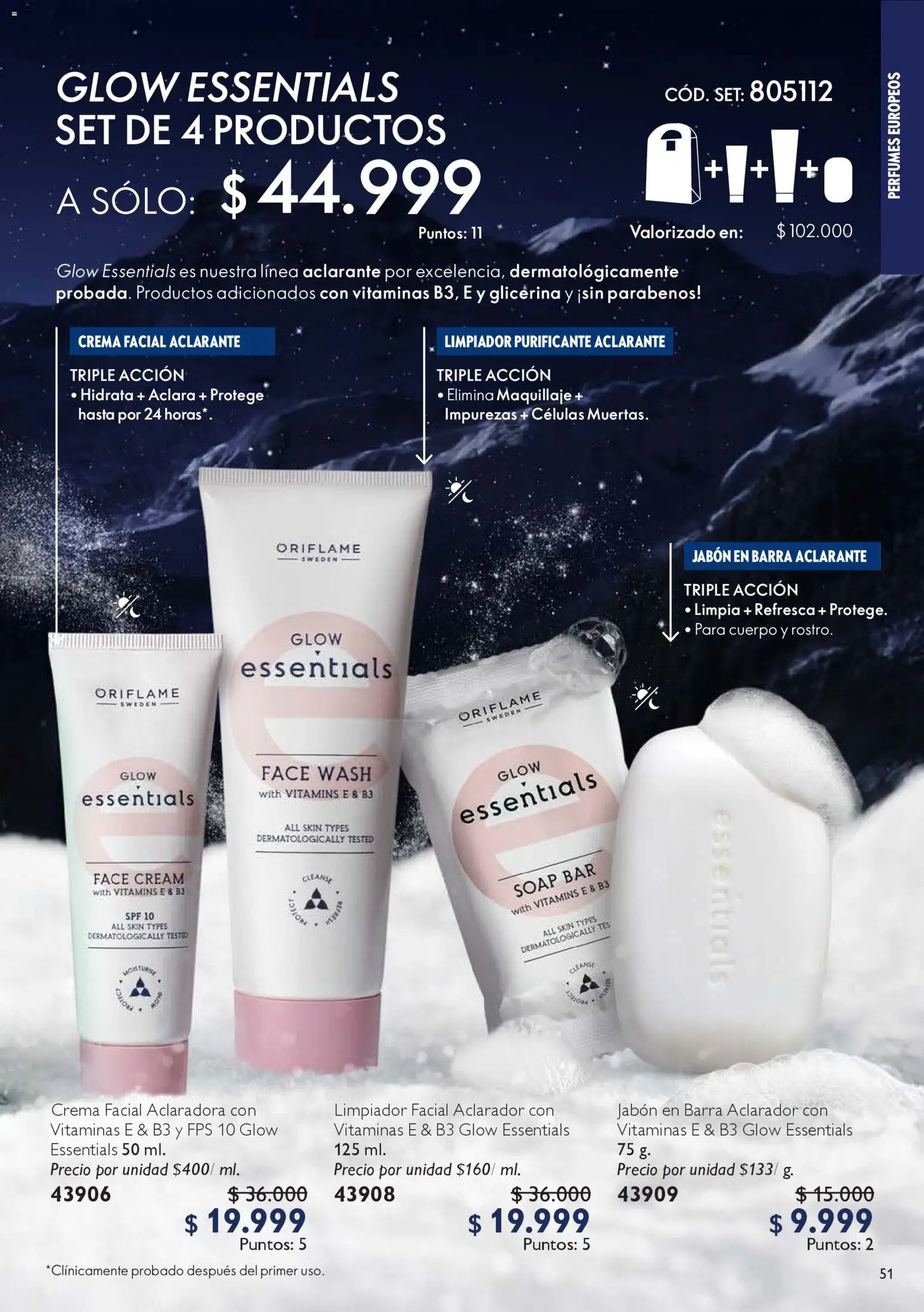 Oriflame revista - valida desde el 06.12.2025 | Página: 51 | Productos: Limpiador, Maquillaje, Vitaminas, Jabón