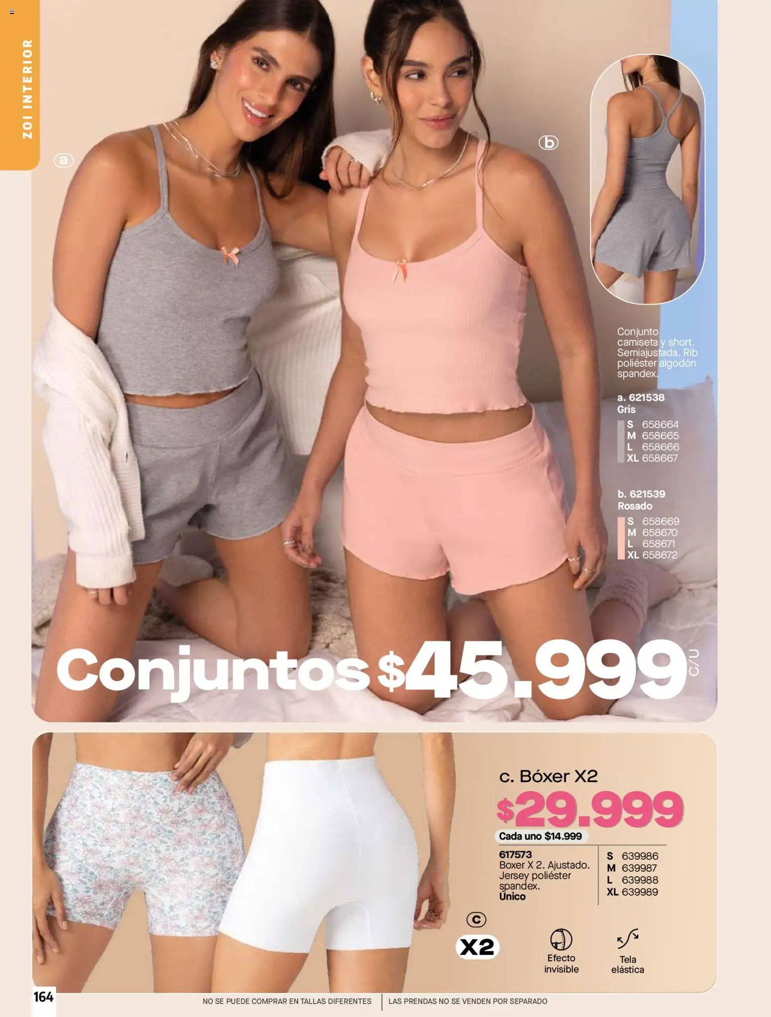 Carmel revista - valida desde el 01.04.2026 | Página: 164 | Productos: Algodón, Camiseta, Conjunto