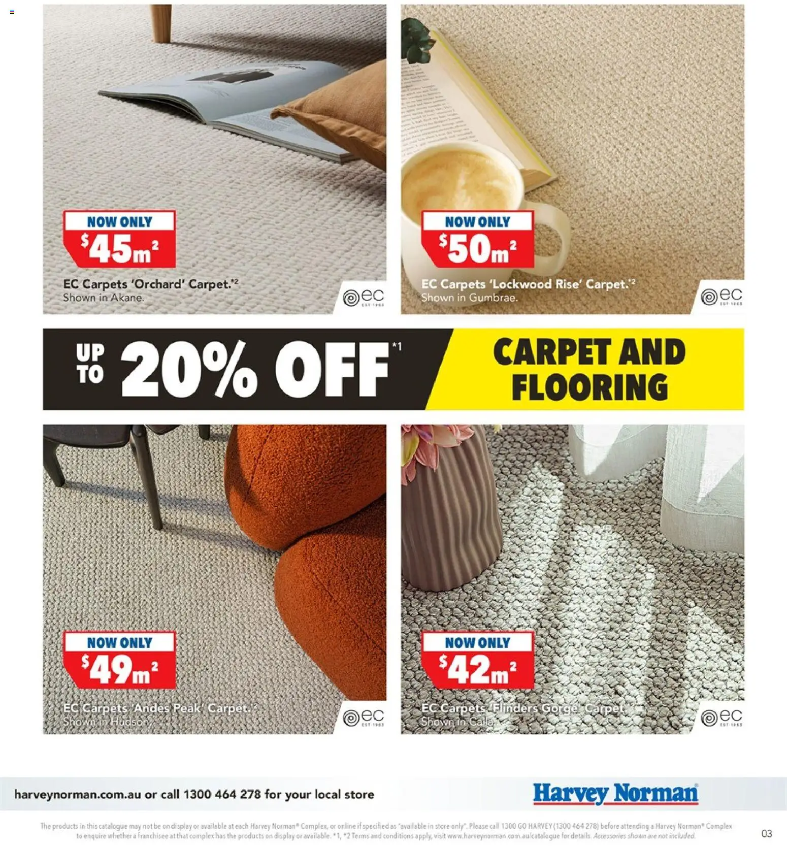 Harvey Norman catalogue - valid from 24.12.2025 | Page: 3 | Products: Carpet, Flooring, Accessories