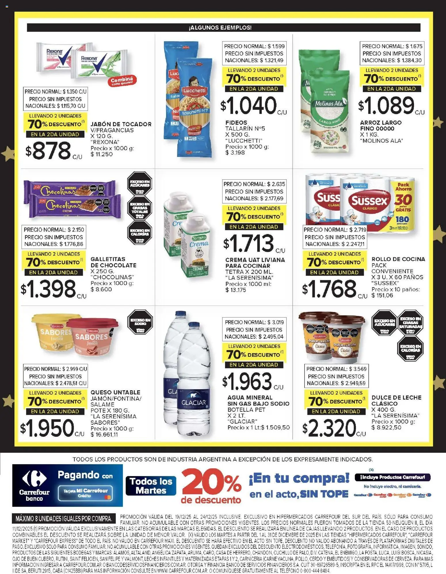 Carrefour ofertas │ válido desde el 19.12.2025 | Página: 13 | Productos: Caso, Botella, Cocina, Arroz