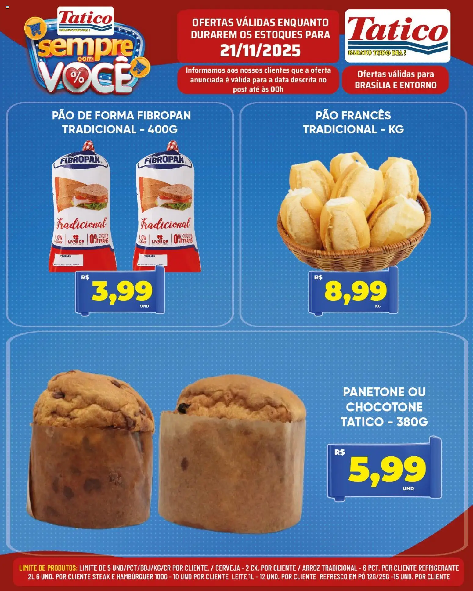 Tatico Folheto - válido de 22.11.2025 | Página: 32 | Produtos: Pó, Leite, Cerveja, Pão de forma