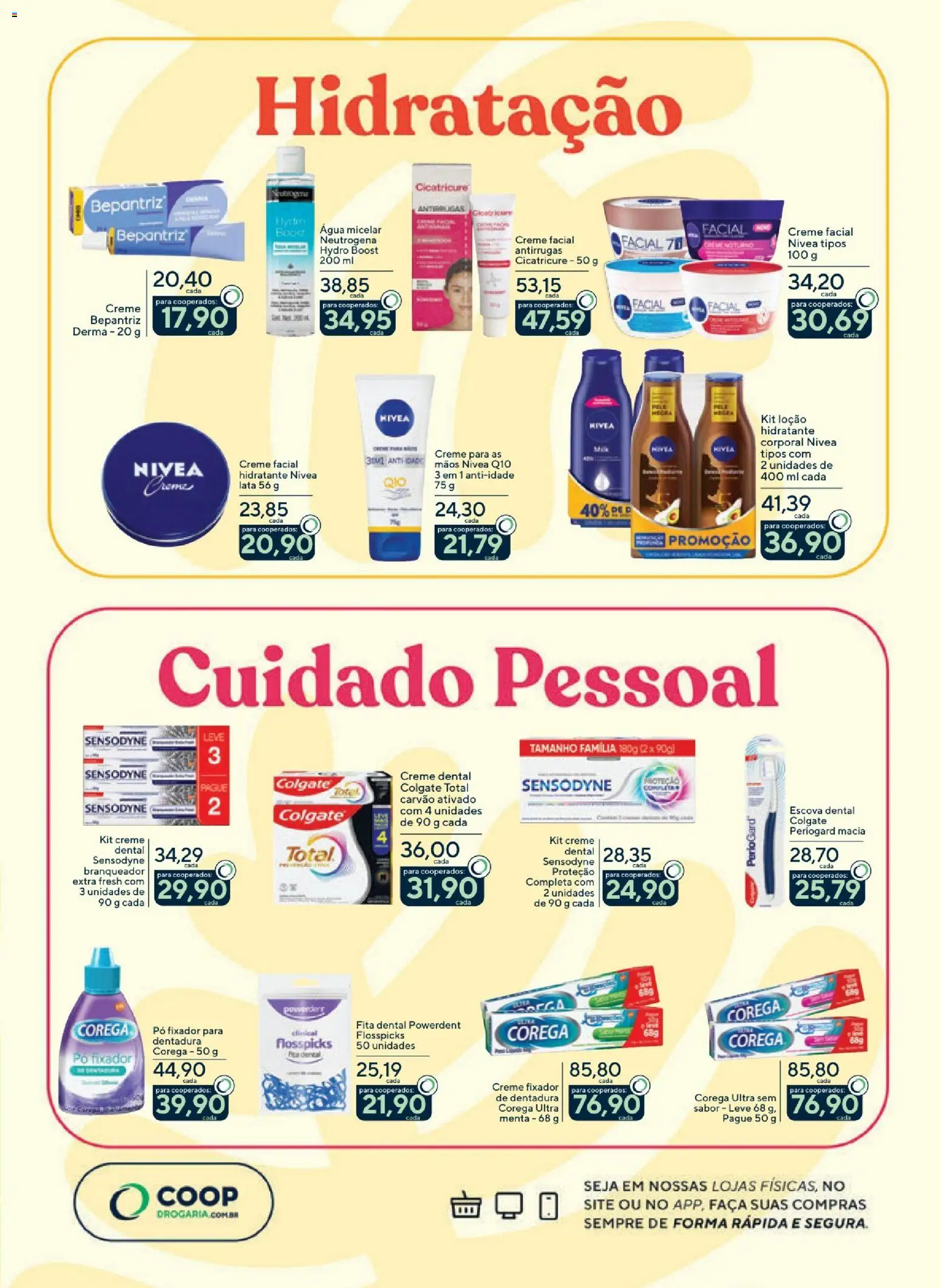 Coop Folheto - válido de 01.12.2025 | Página: 7 | Produtos: Pó, Água micelar, Faca, Fixador