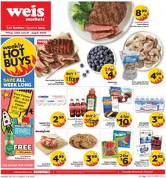 Preview of Weis weekly ads valid from 31.07.2025