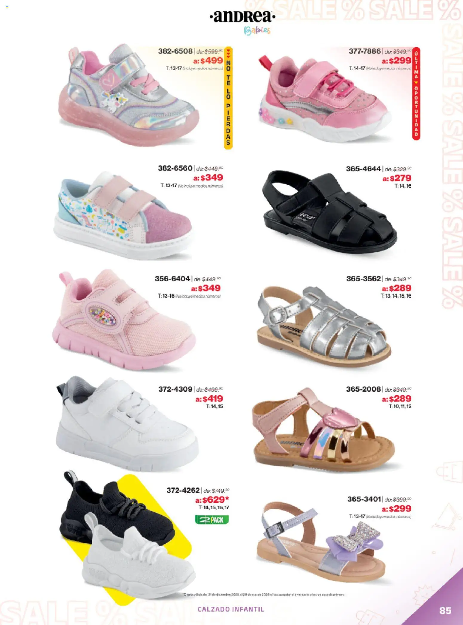 Nuevas ofertas de Andrea válidas en toda la República Mexicana desde el 21.12.2025. ¡Encuentra las mejores ofertas en Andrea catálogo Outlet! | Página: 85