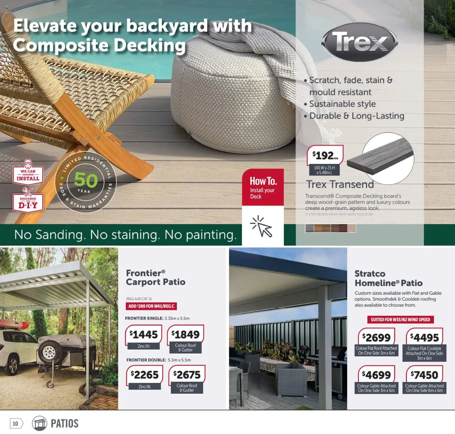 Stratco catalogue - valid from 17.04.2026 | Page: 10 | Products: Decking, Sustainable