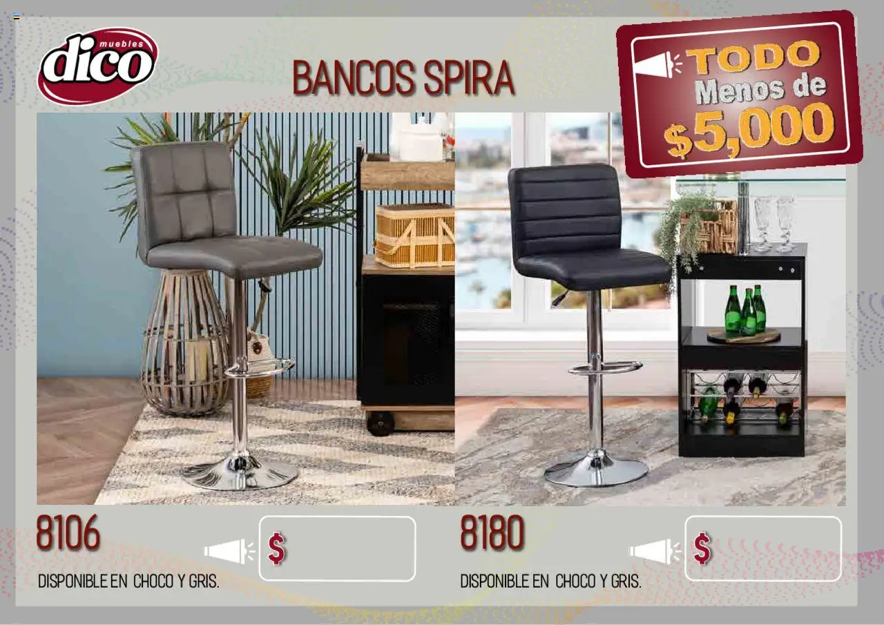 Nuevas ofertas de Muebles Dico válidas en toda la República Mexicana desde el 12.02.2025. ¡Encuentra las mejores ofertas en Muebles Dico catálogo Todo Menos! | Página: 73