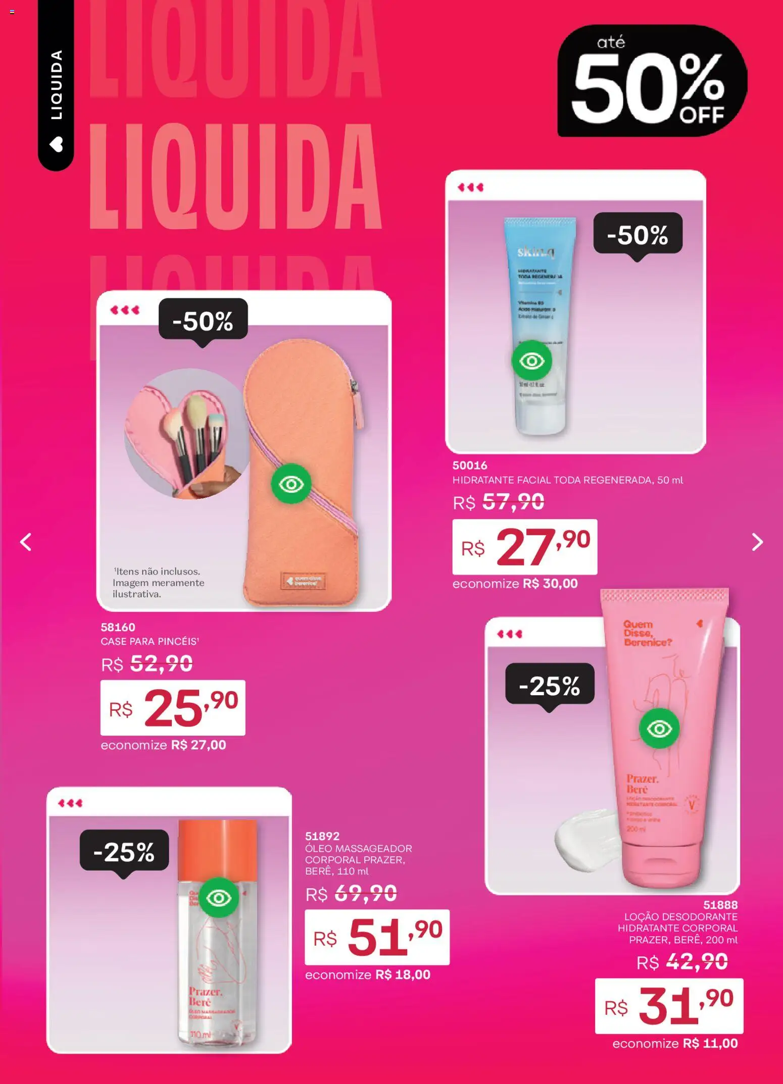 O Boticário Folheto - válido de 26.12.2025 | Página: 136 | Produtos: Hidratante corporal, Desodorante, Óleo, Massageador