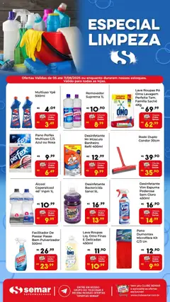 Semar Supermercado - Ofertas Especial Limpeza - Pré-Visualização do folheto da loja Semar Supermercado, válido de 05.08.2025