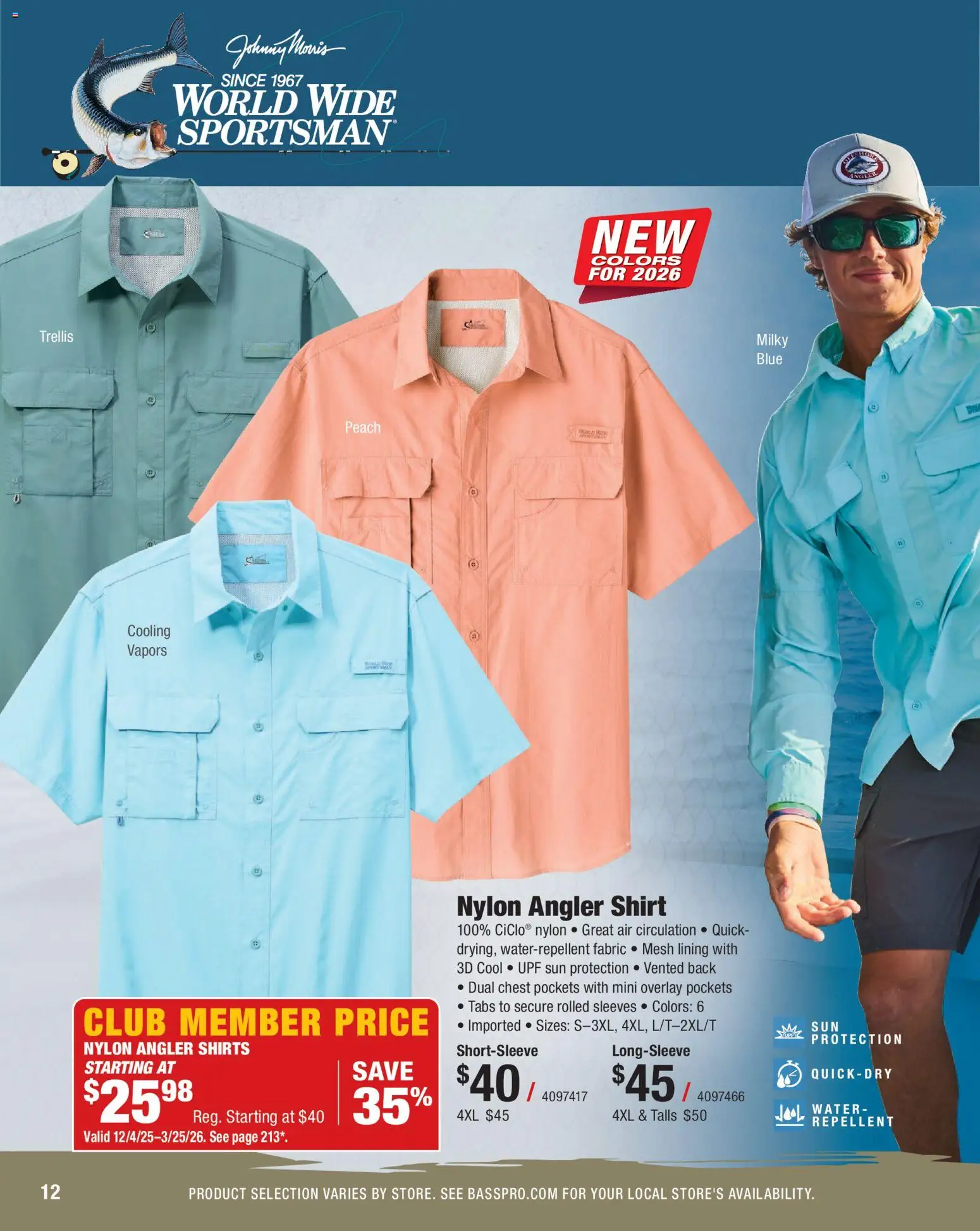 Cabela's Saltwater Specialist 26 - valid from 15.12.2025 | Page: 12 | Products: Shirt, Water, Peach