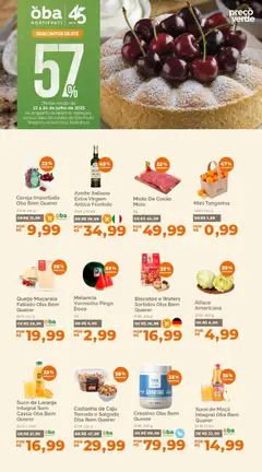 Oba Hortifruti - Ofertas da semana - Pré-Visualização do folheto da loja Oba Hortifruti, válido de 22.07.2025