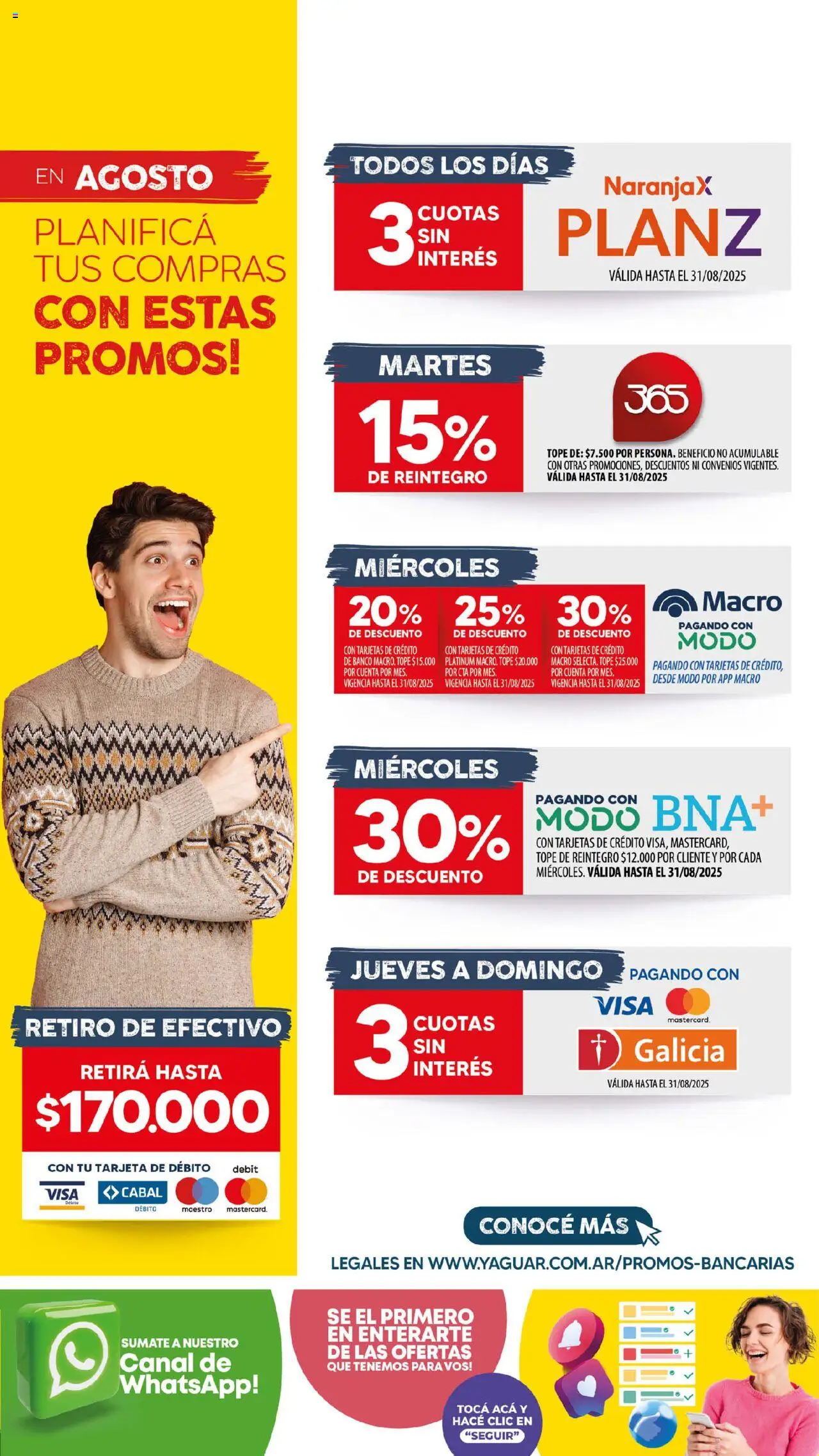 Yaguar - José C. Paz │ válido desde el 04.08.2025 | Página: 32 | Productos: Banco
