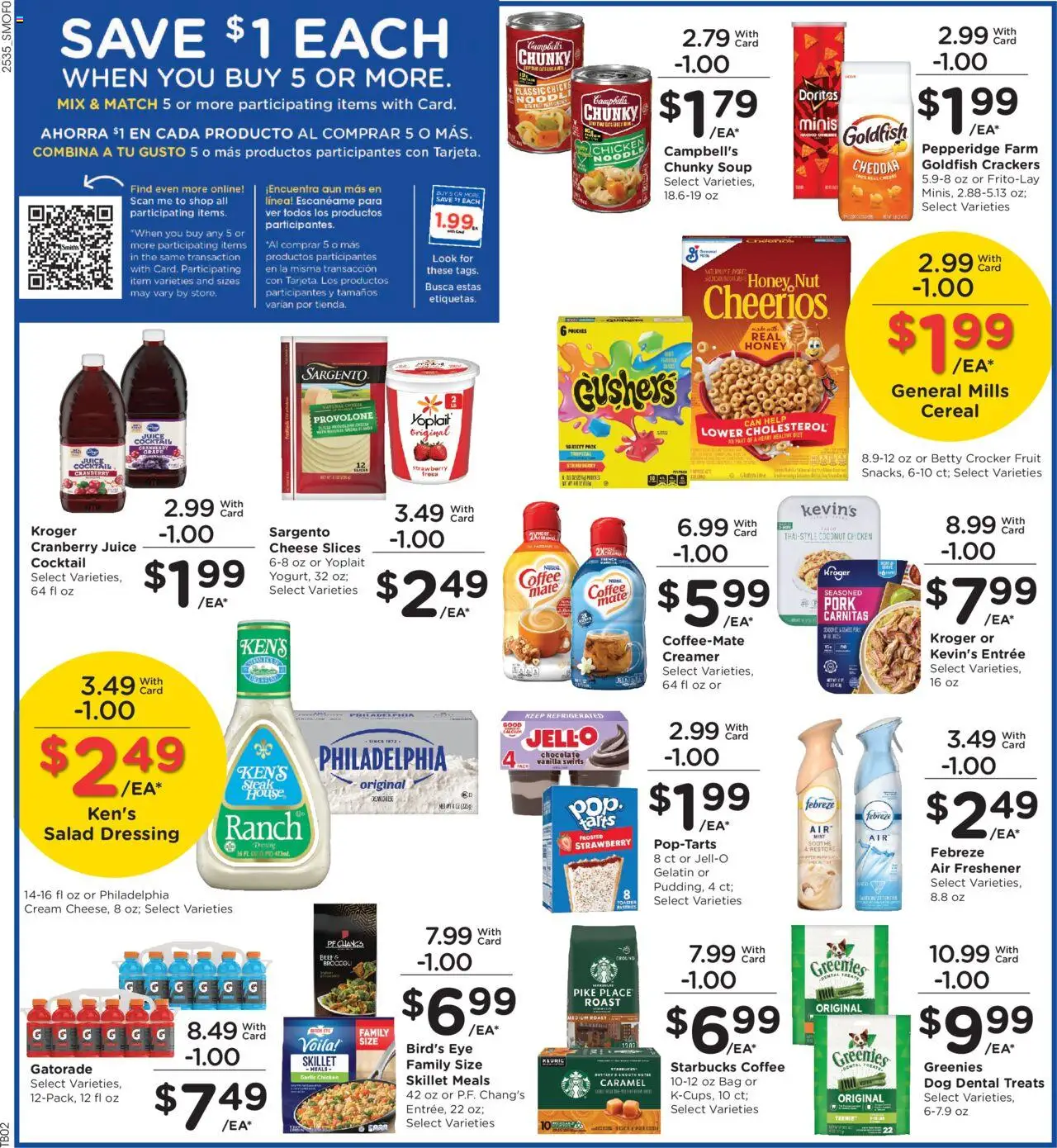 Smith's Weekly Ad - valid from 01.10.2025 | Page: 8 | Products: Cheese, Cream, Garlic, Bag
