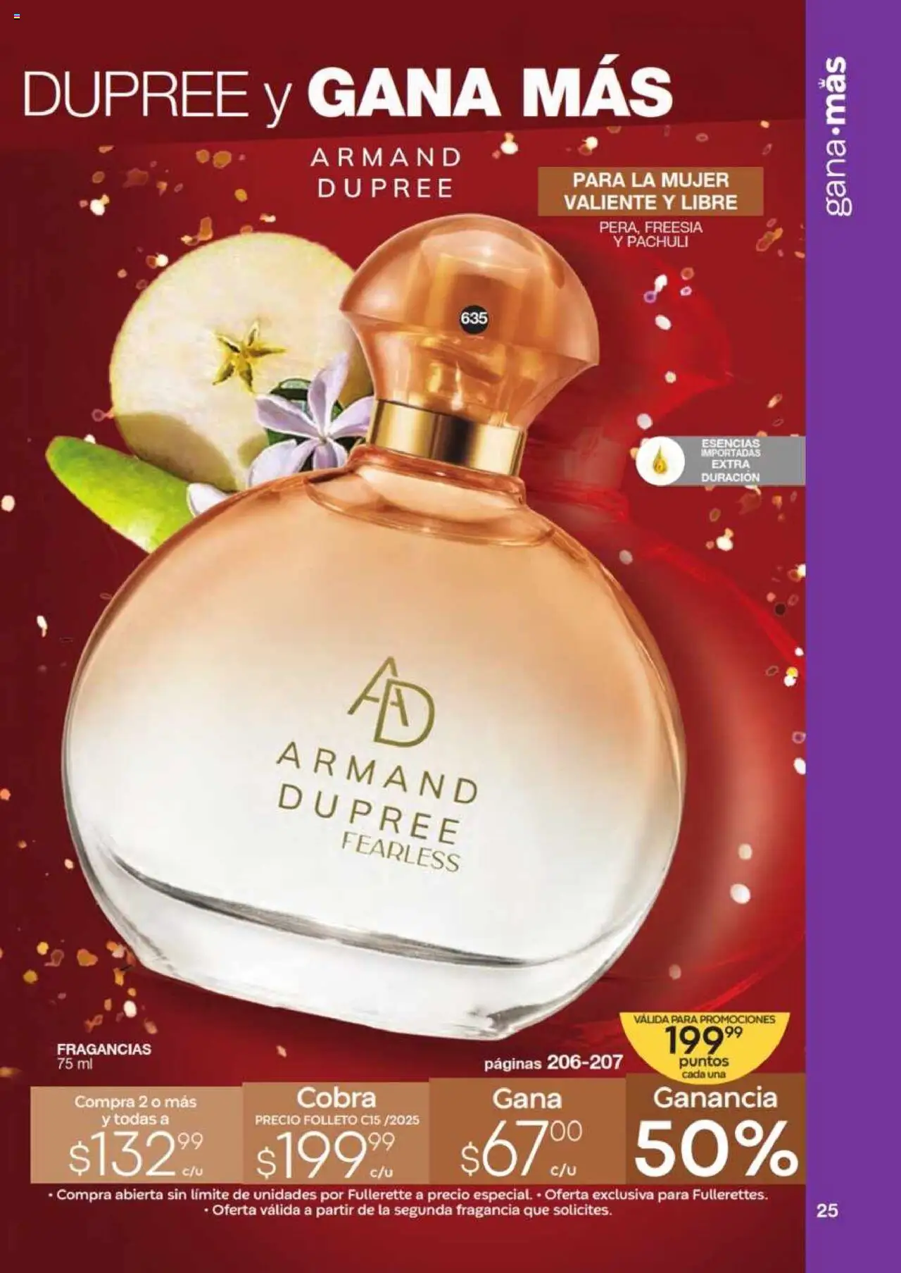 Nuevas ofertas de Fuller válidas en toda la República Mexicana desde el 29.10.2025. ¡Encuentra las mejores ofertas en Fuller - Revista Gana Más C15! | Página: 25 | Productos: Esencias, Fragancia