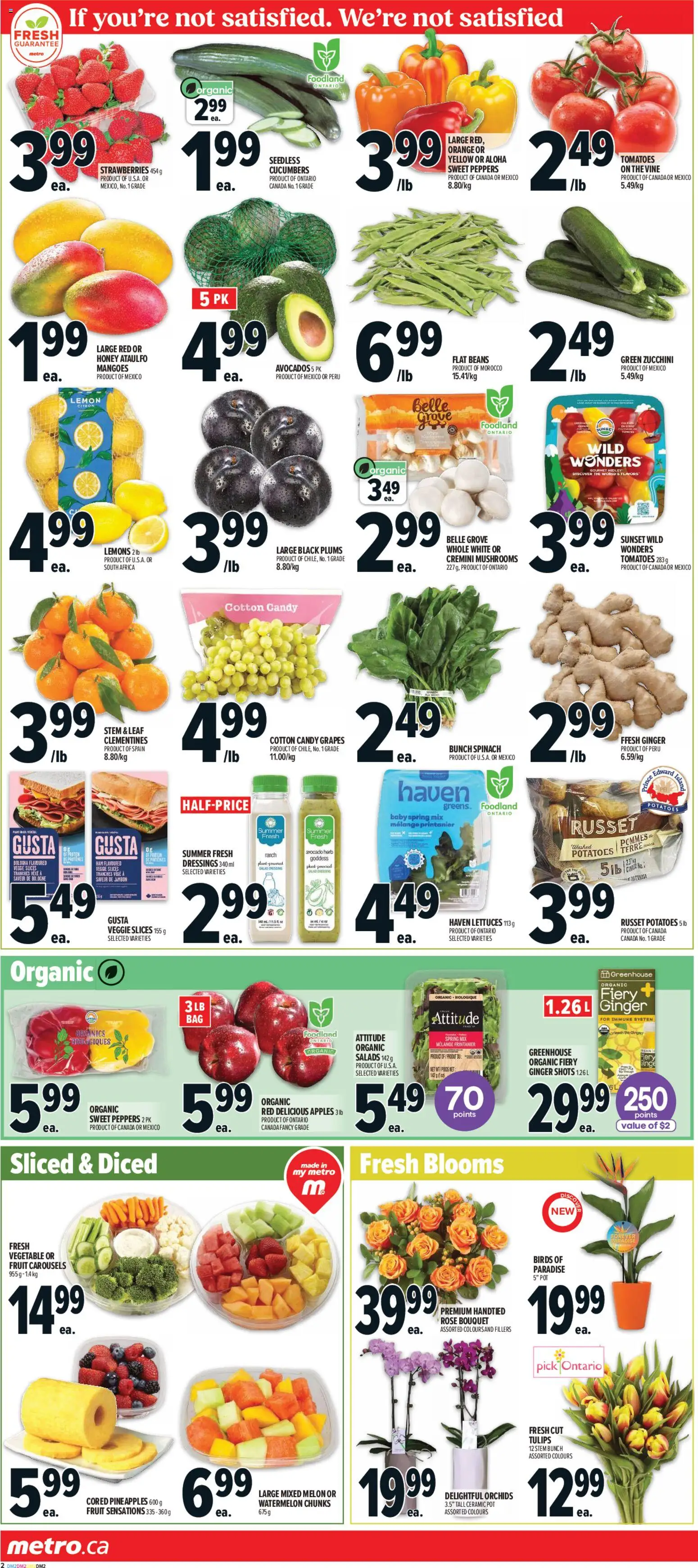 Metro flyer valid from 16.04.2026 | Page: 6 | Products: Strawberries, Salad, Potatoes, Apples