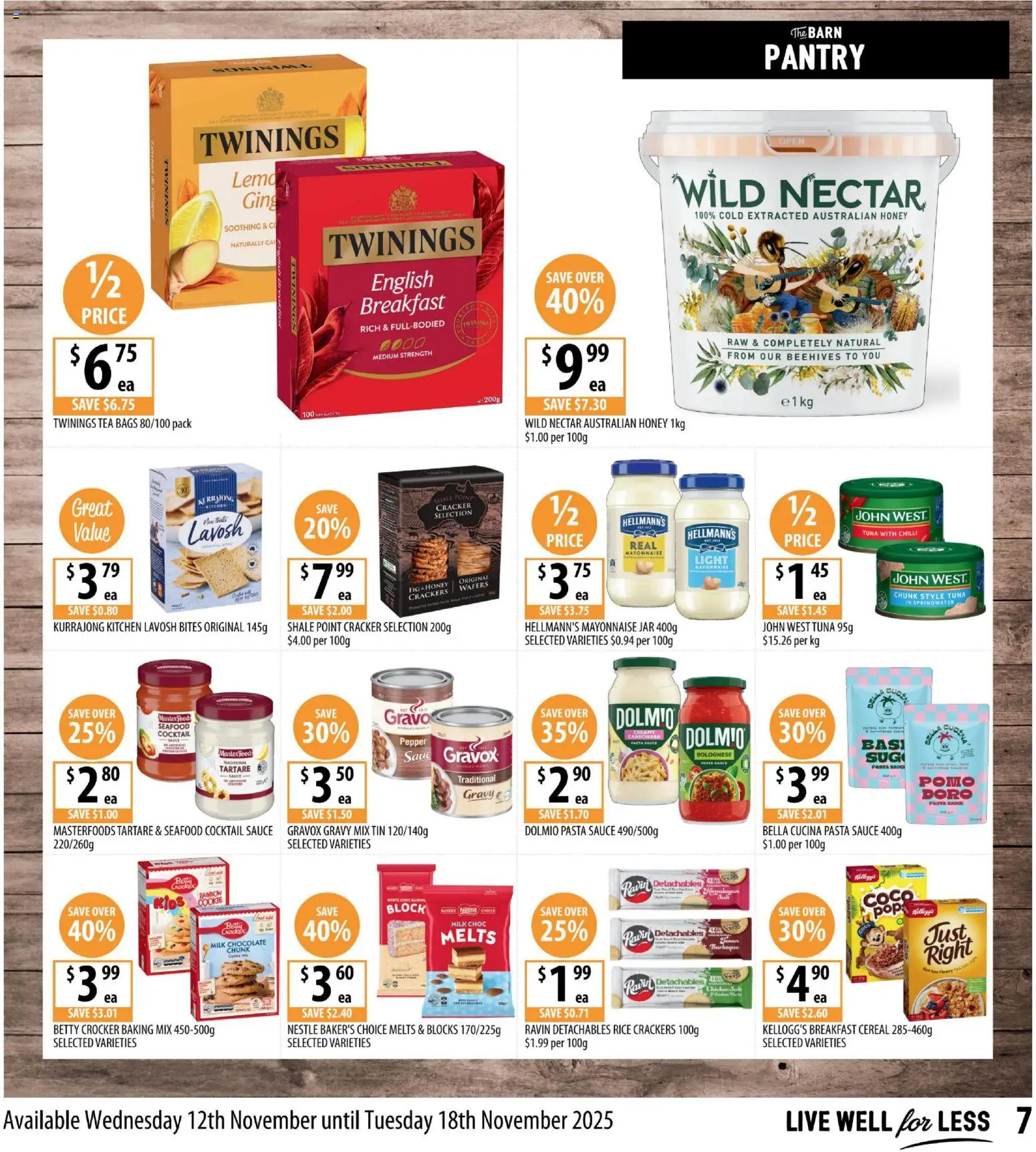 Supabarn catalogue - valid from 12.11.2025 | Page: 7 | Products: Milk, Chicken, Sauce, Seafood