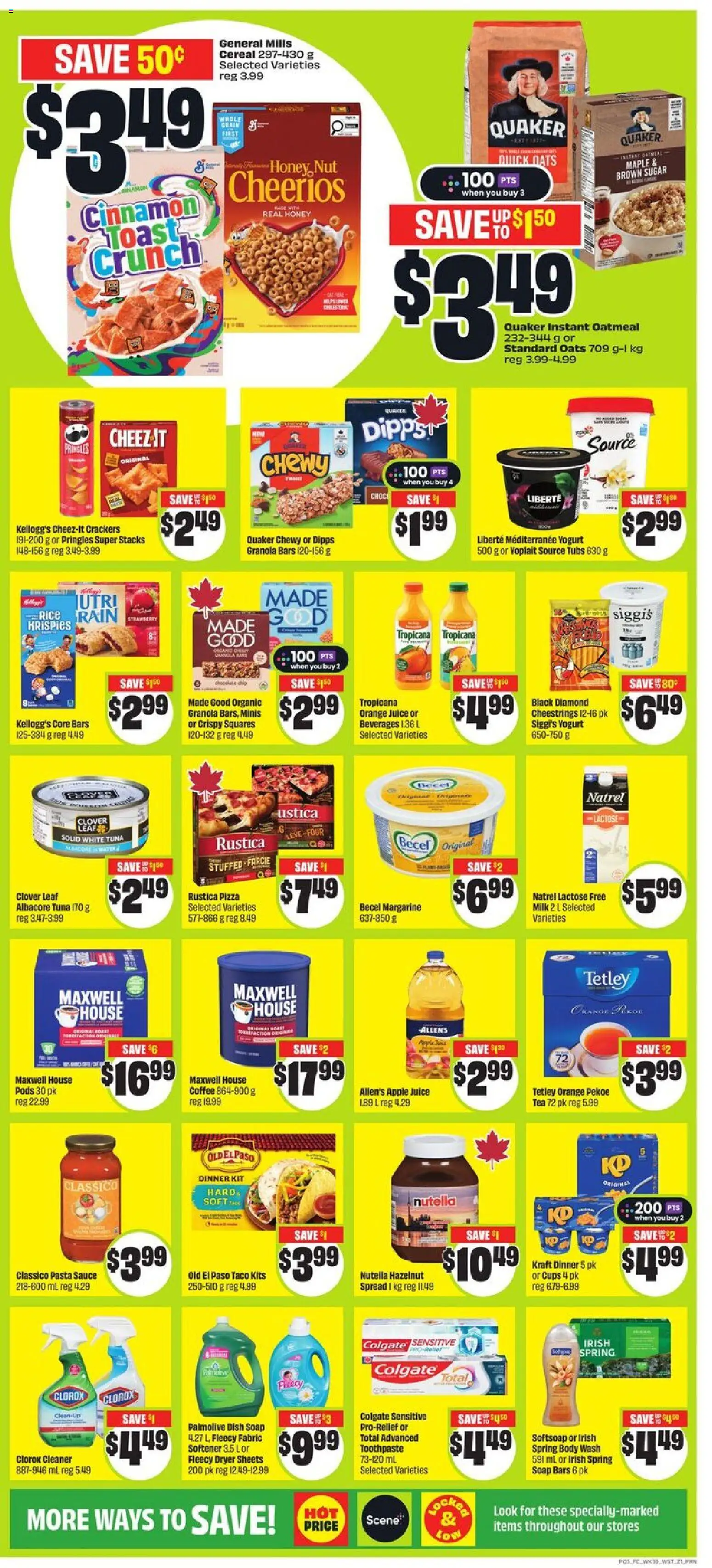 FreshCo flyer valid from 22.01.2026 | Page: 4 | Products: Rice, Tea, Dryer, Toothpaste