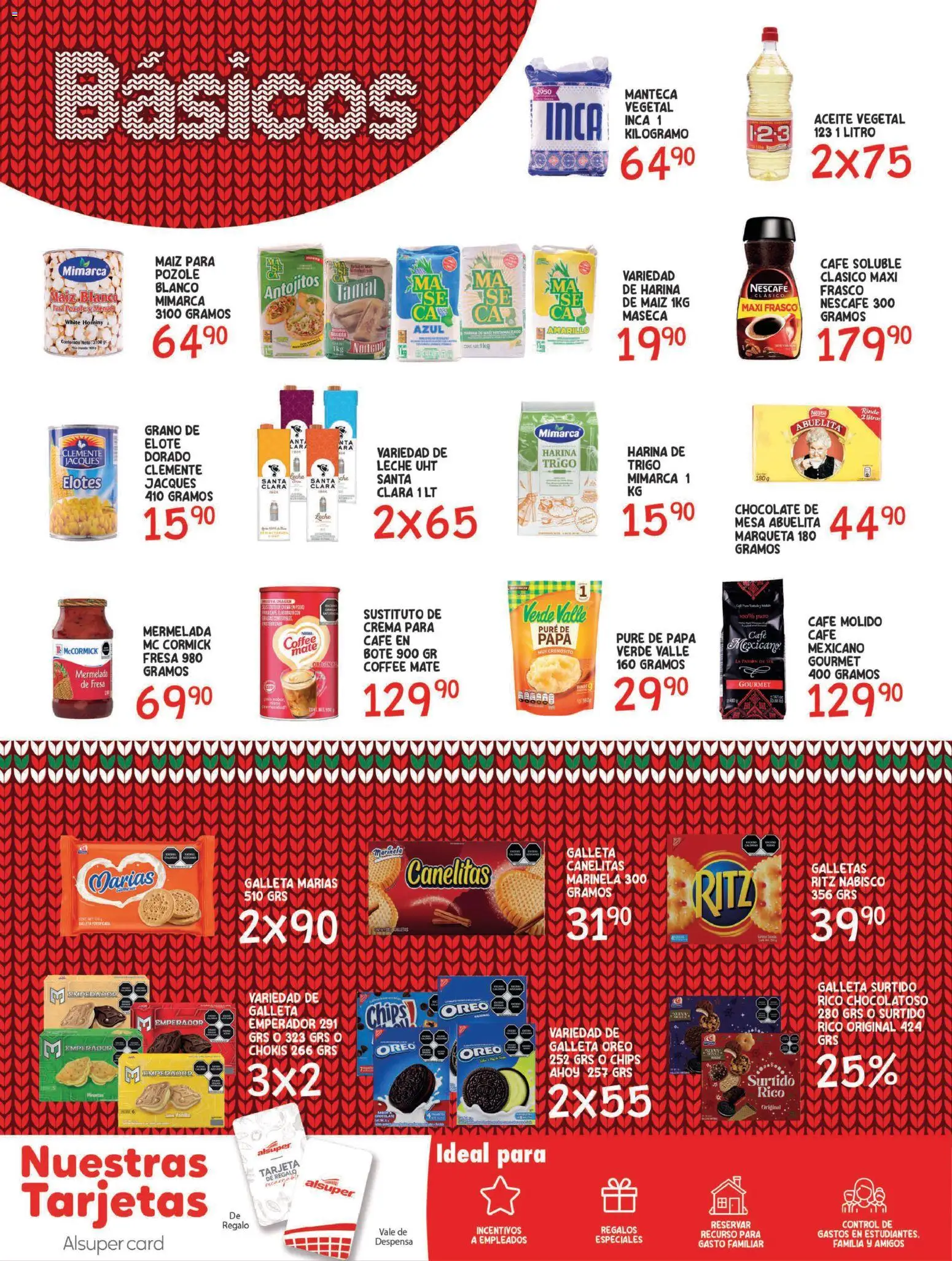 Nuevas ofertas de Alsuper válidas en toda la República Mexicana desde el 09.12.2025. ¡Encuentra las mejores ofertas en Alsuper folleto Chihuahua Capital! | Página: 6 | Productos: Crema, Leche, Aceite, Galletas