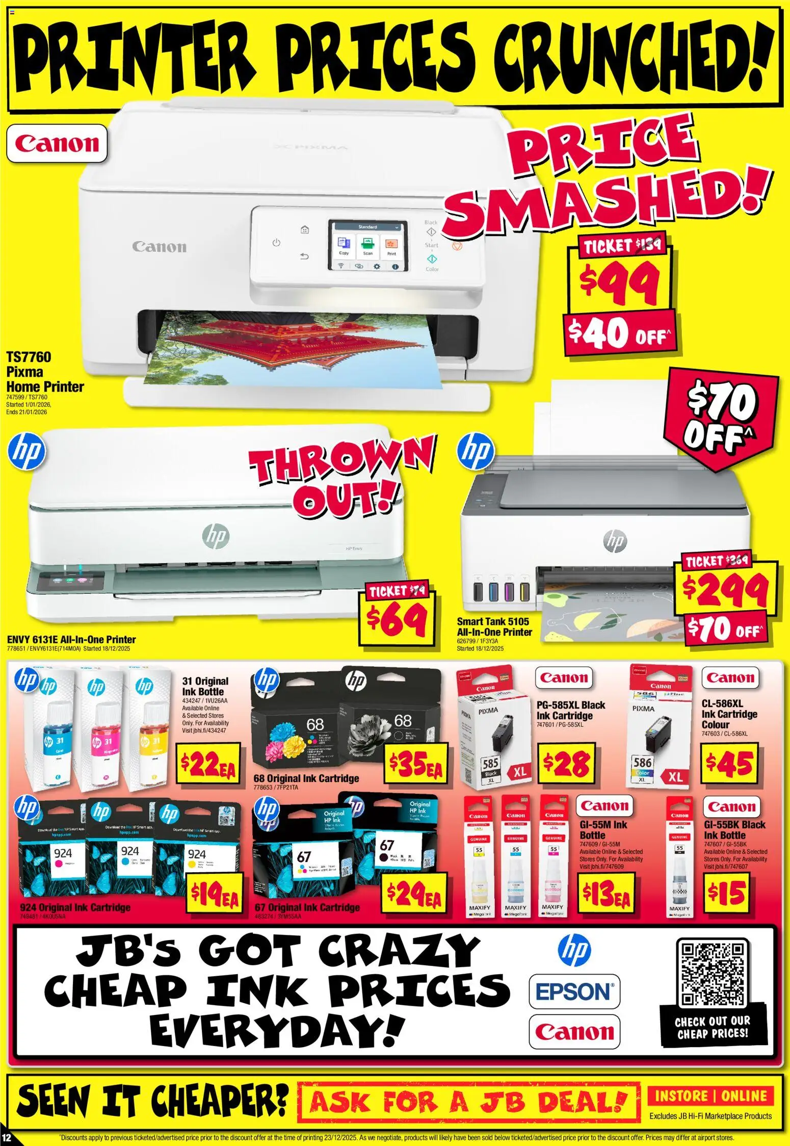 JB Hi-Fi catalogue - valid from 02.01.2026 | Page: 12 | Products: Printer