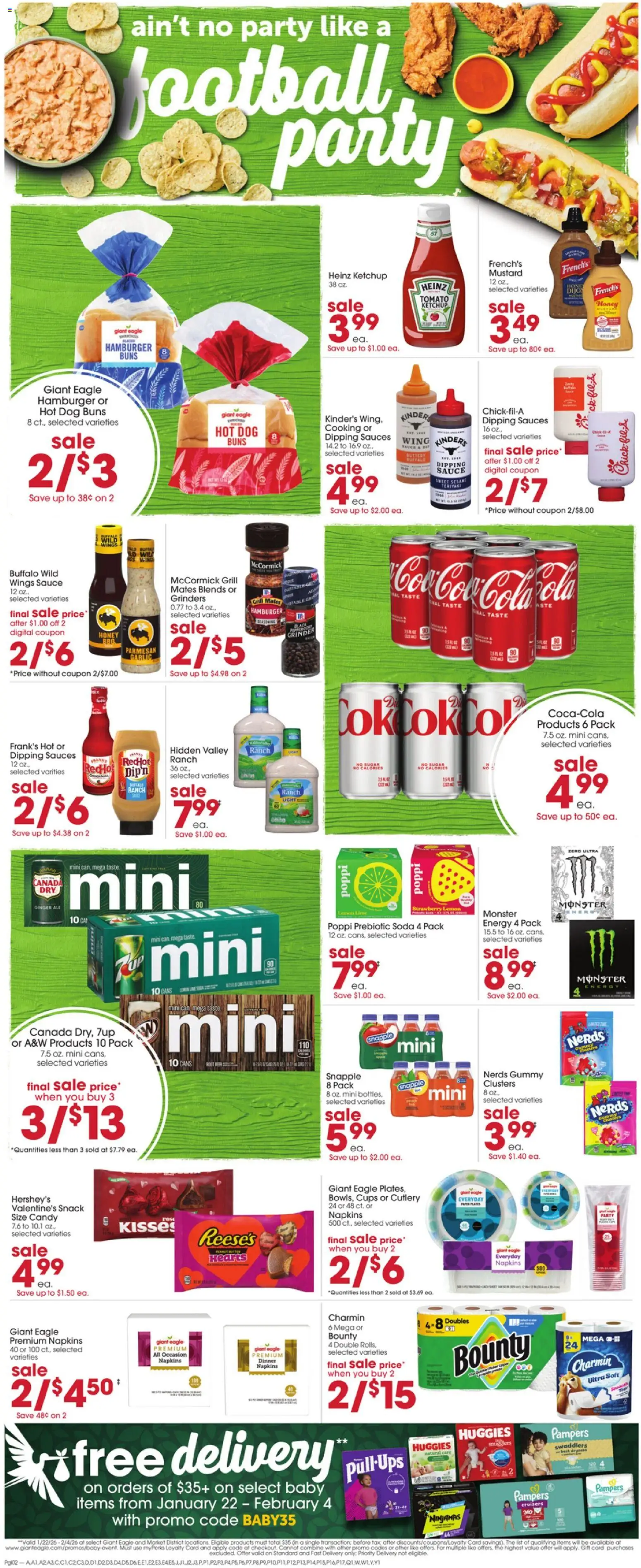 Giant Eagle Weekly Ad - valid from 22.01.2026 | Page: 5 | Products: Sugar, Garlic, Grill, Grinder