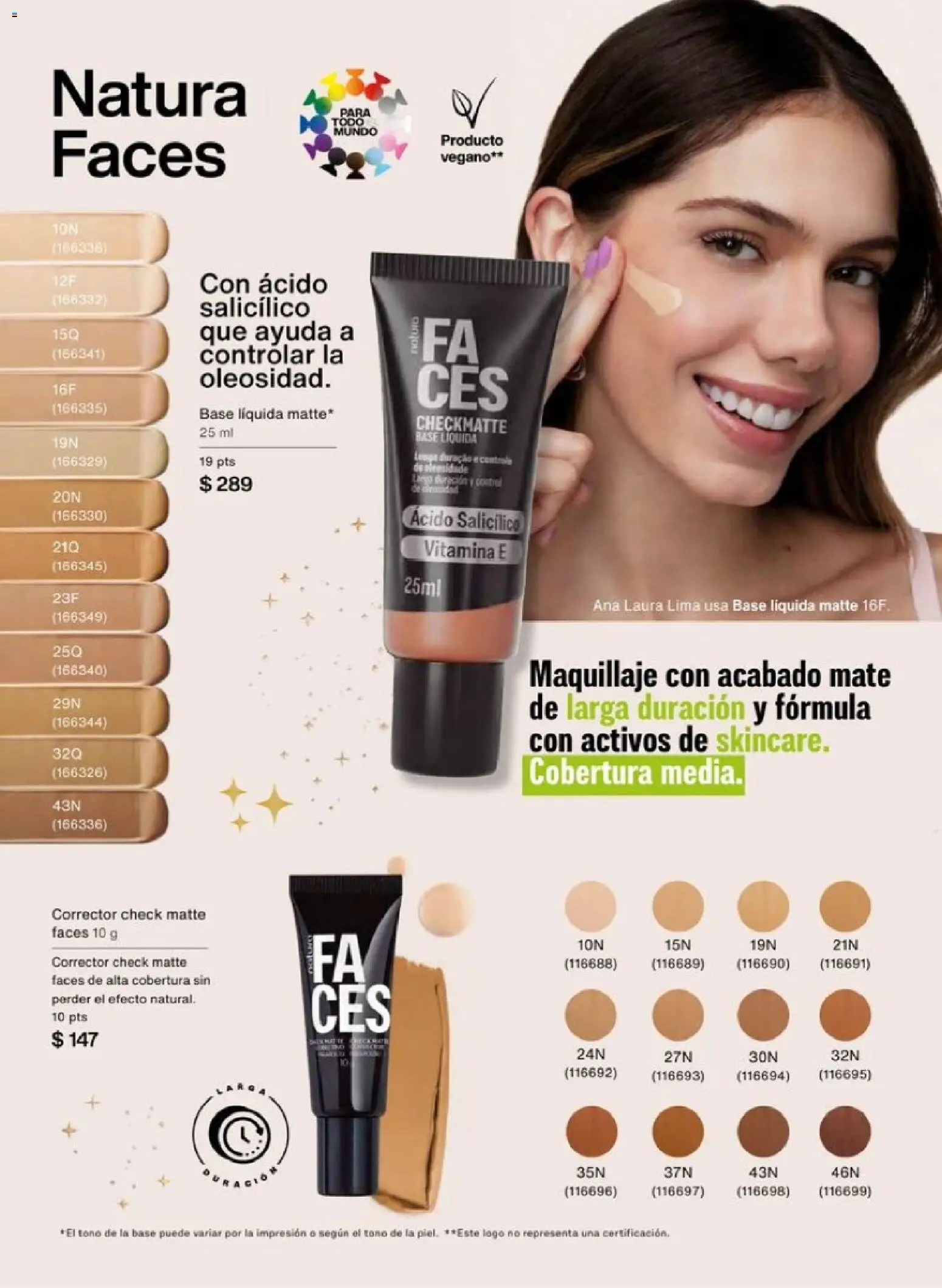 Nuevas ofertas de Natura válidas en toda la República Mexicana desde el 01.12.2025. ¡Encuentra las mejores ofertas en Natura campaña 18 2025! | Página: 85 | Productos: Lima, Mate, Maquillaje, Corrector