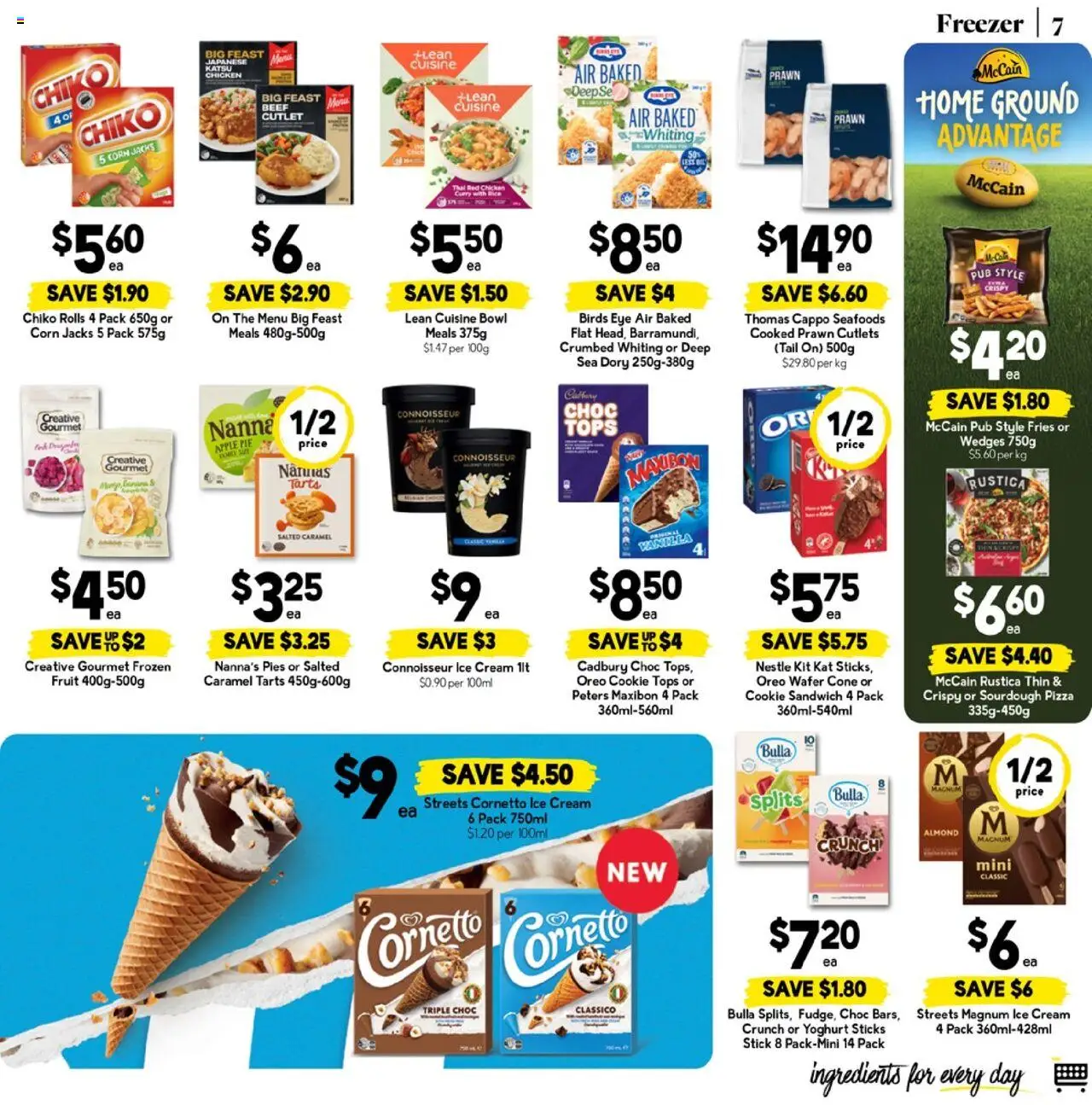 Drakes catalogue - valid from 17.09.2025 | Page: 7 | Products: Beef, Cream, Ice cream, Pies