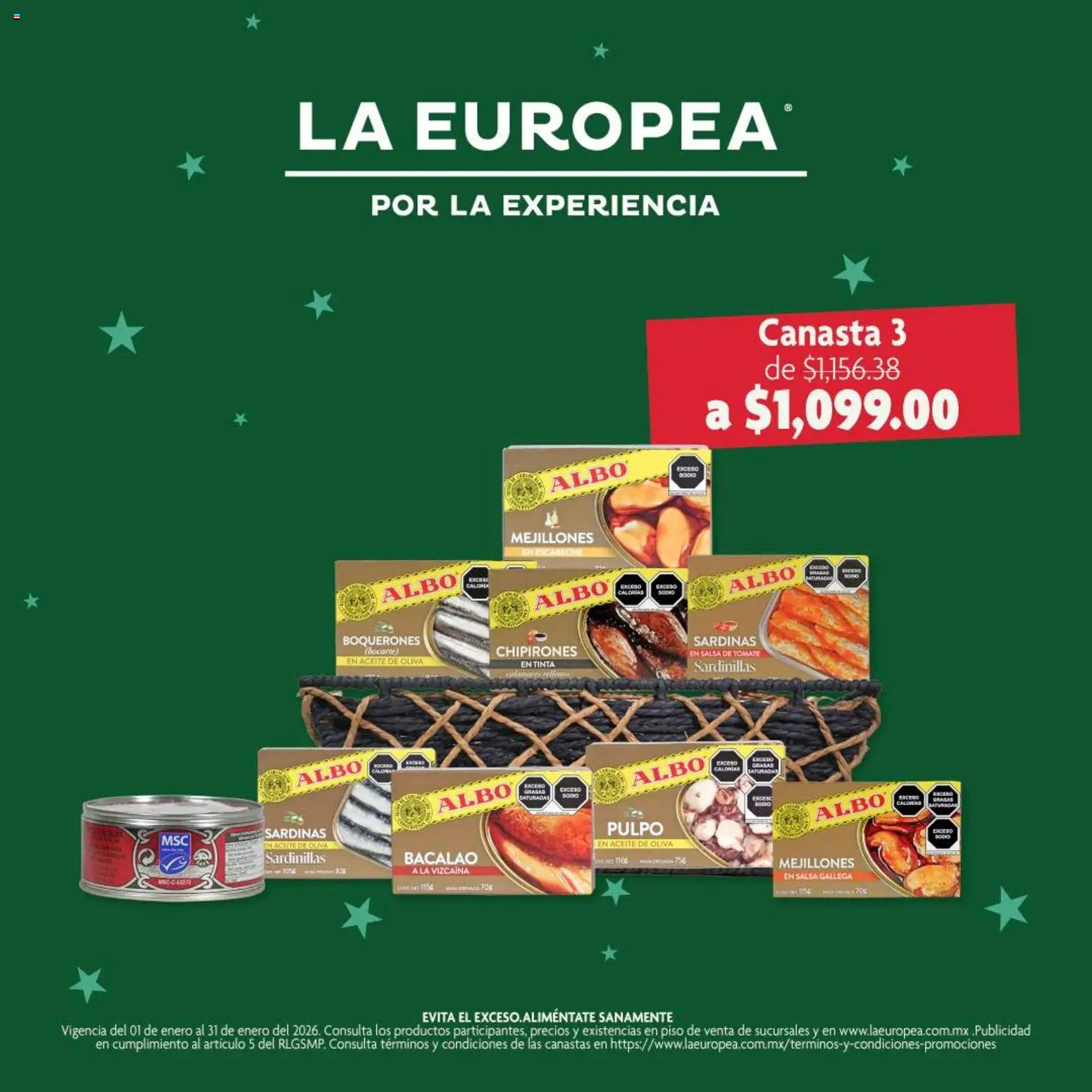 Nuevas ofertas de La Europea válidas en toda la República Mexicana desde el 01.01.2026. ¡Encuentra las mejores ofertas en La Europea catálogo Guía de regalos! | Página: 4 | Productos: Tomate, Aceite, Canasta, Salsa de tomate