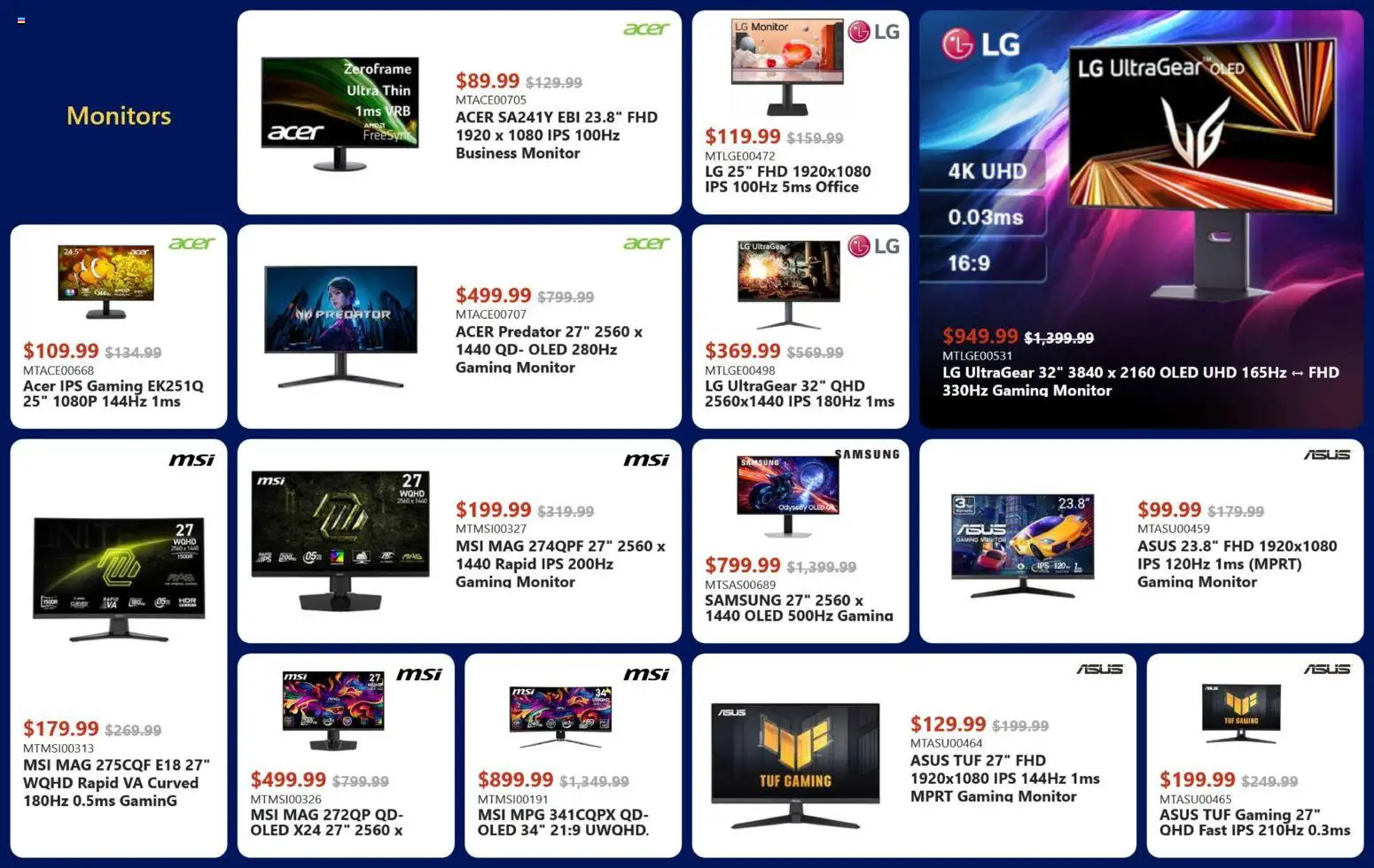 Canada Computers flyer valid from 18.12.2025 | Page: 8 | Products: Monitor