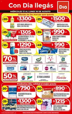 Vista previa Supermercado DIA Ofertas válido desde el 13.08.2025