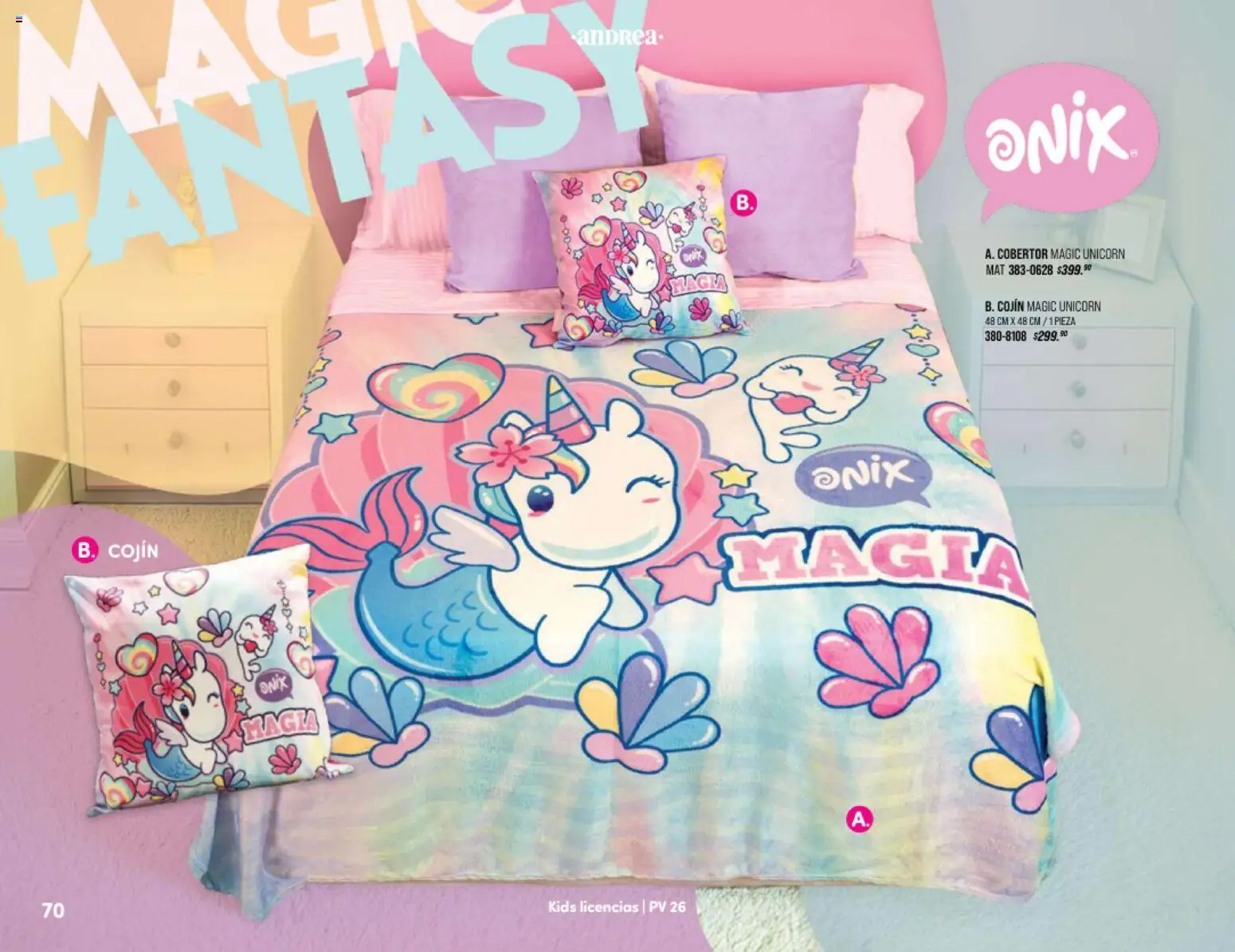 Nuevas ofertas de Andrea válidas en toda la República Mexicana desde el 25.01.2026. ¡Encuentra las mejores ofertas en Andrea catálogo Home! | Página: 70 | Productos: Cobertor